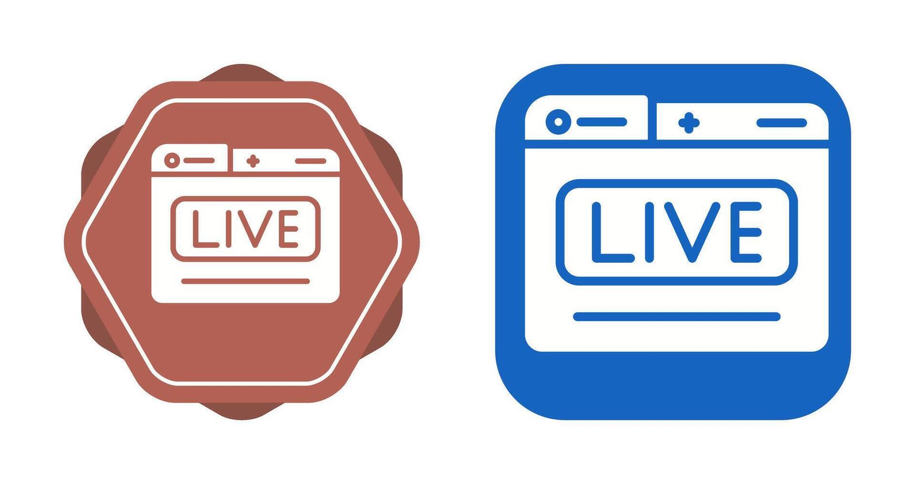 Live Stream Vector Icon