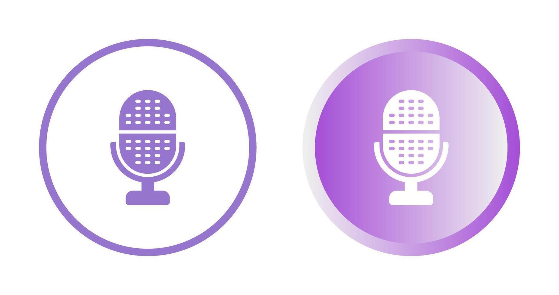 Microphone Vector Icon