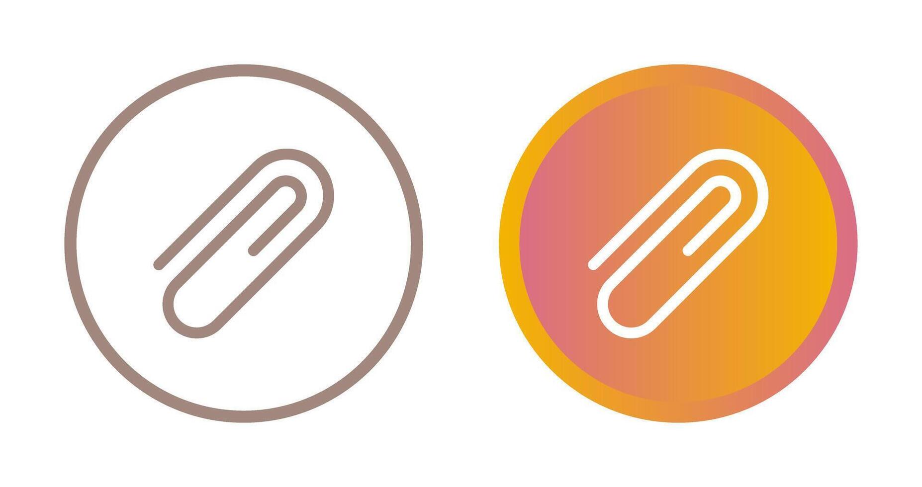 Paperclip Vector Icon