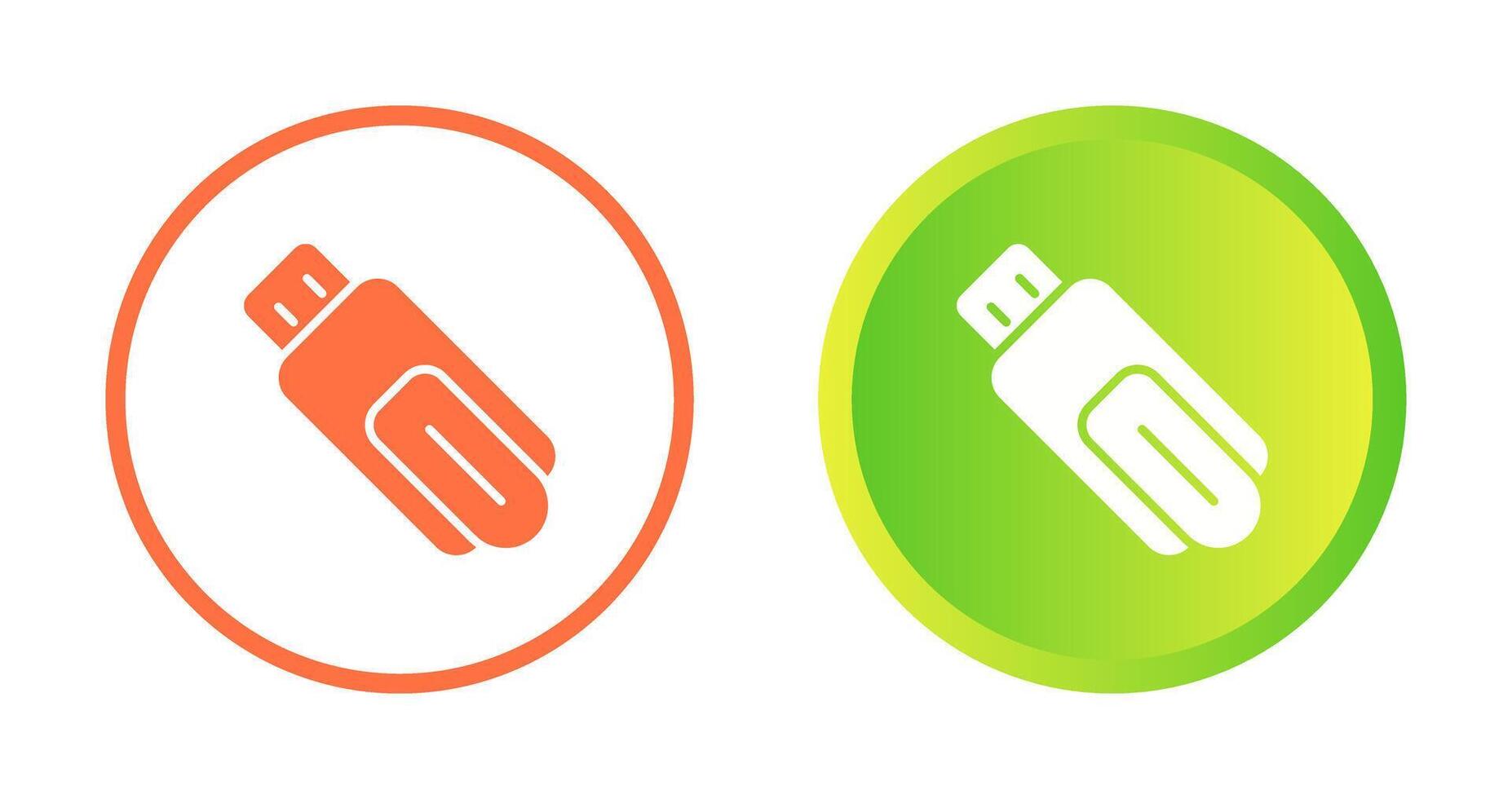 USB Flash Drive Vector Icon