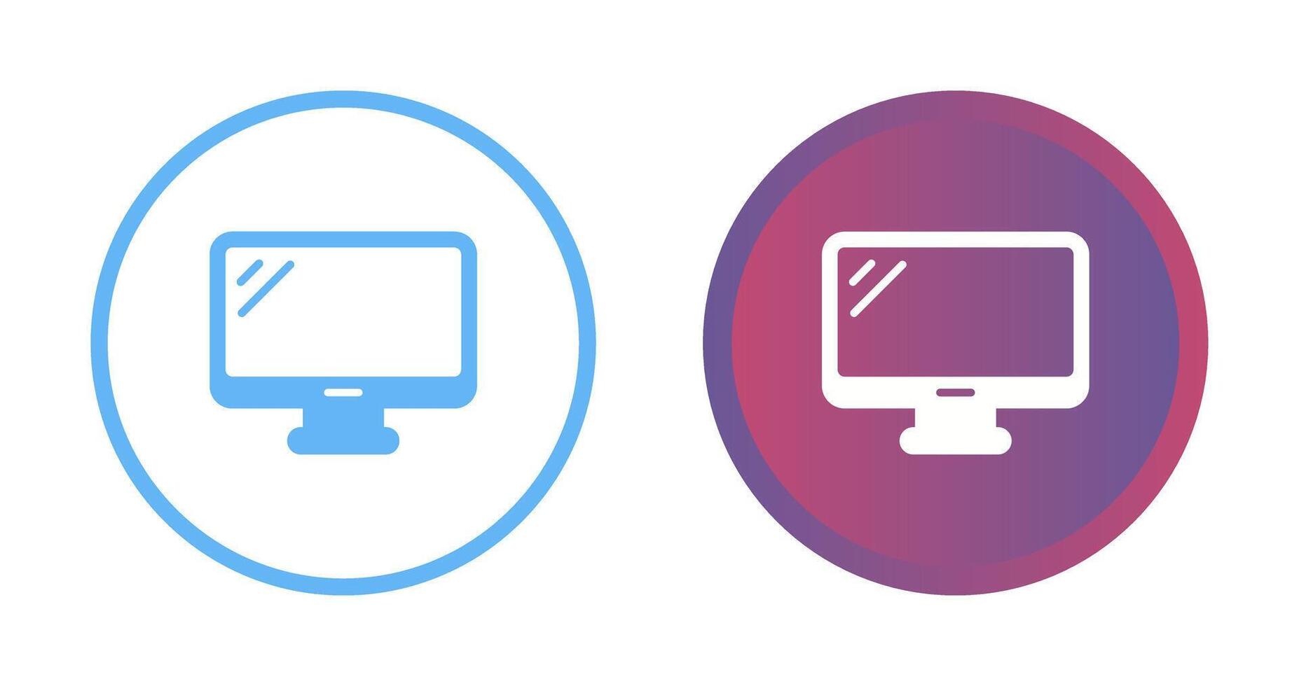 Monitor Vector Icon