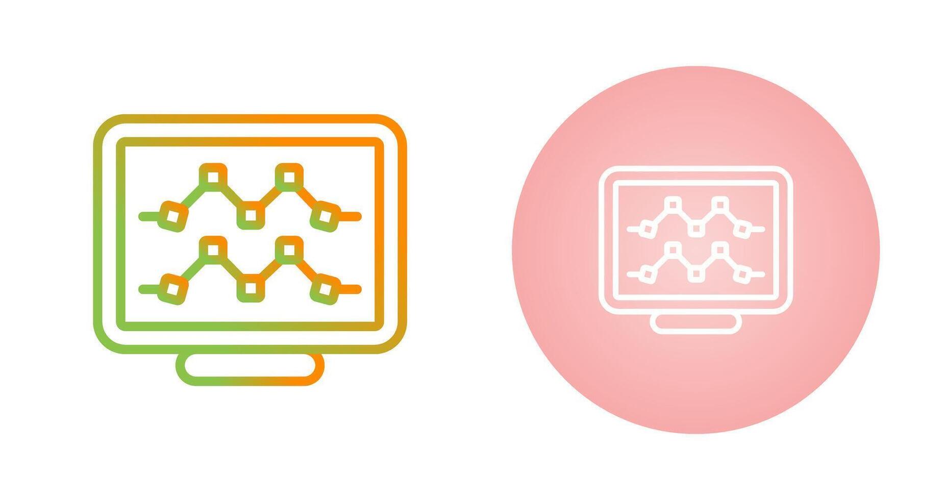 Desktop Computer Vector Icon