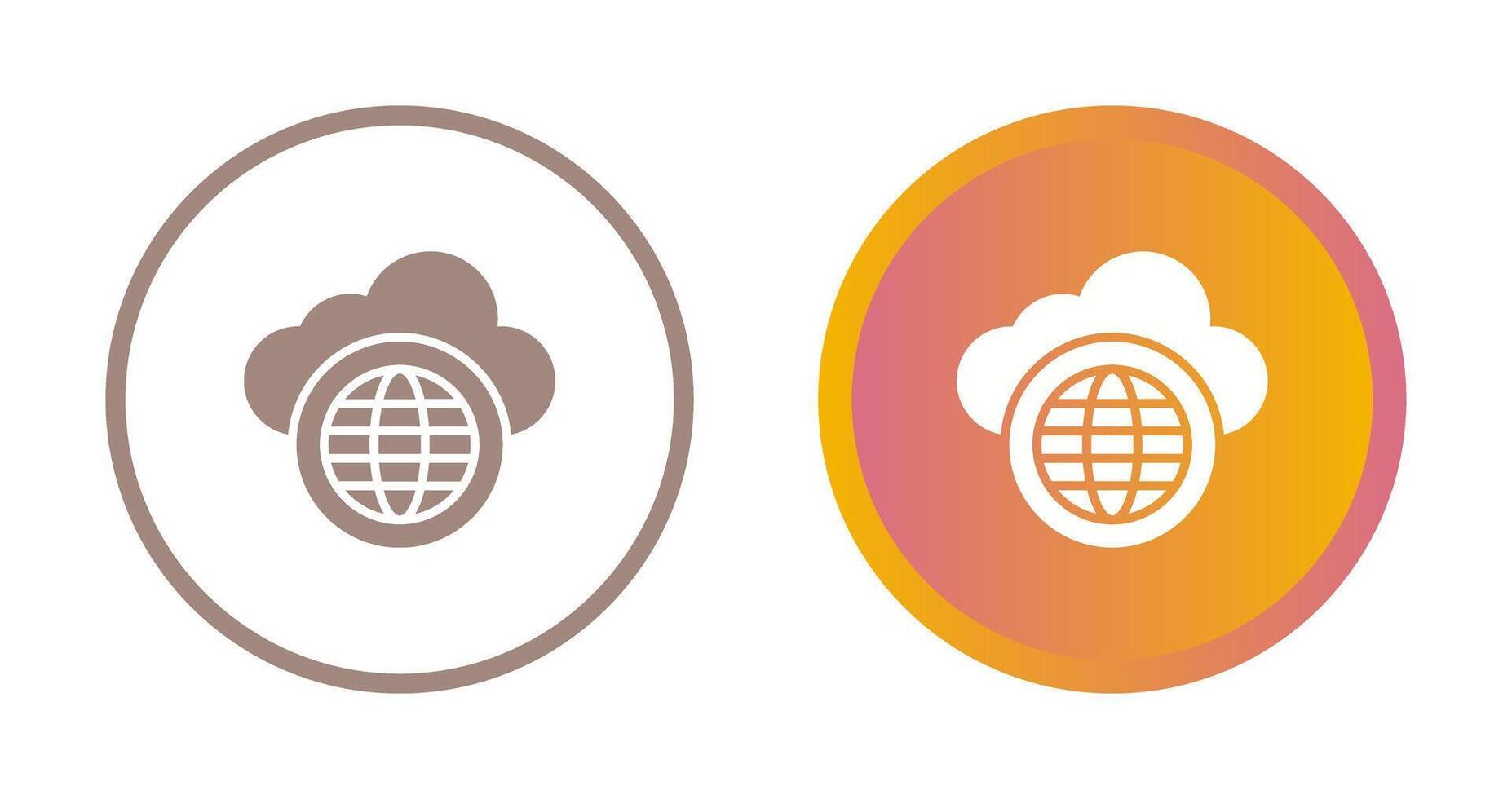 Cloud Network Vector Icon