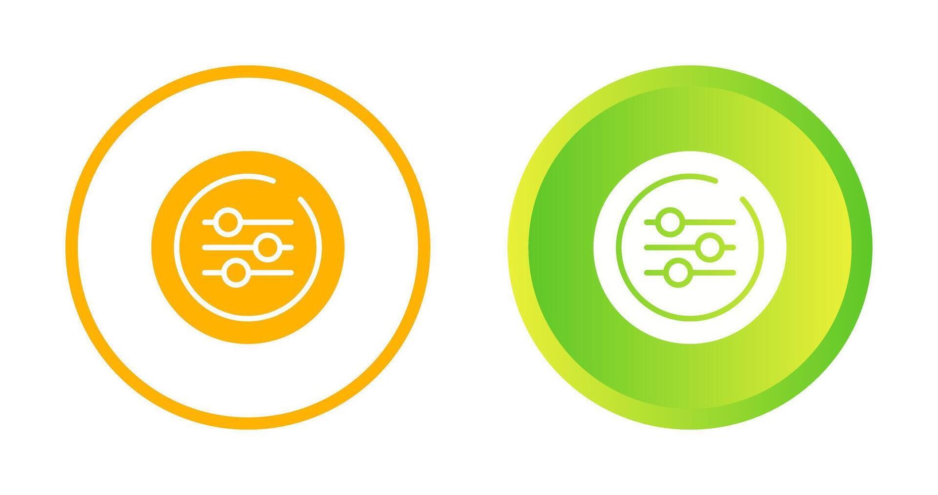 Equalizer Circle Vector Icon