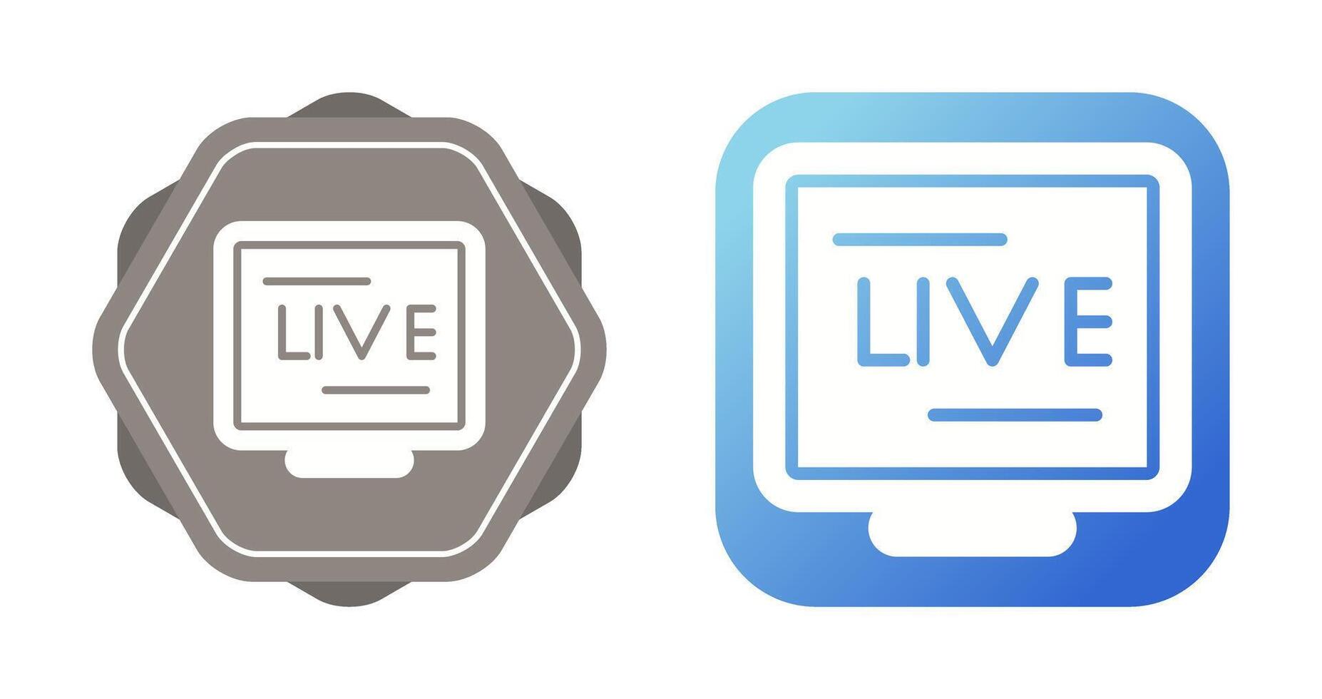 Live Stream Vector Icon