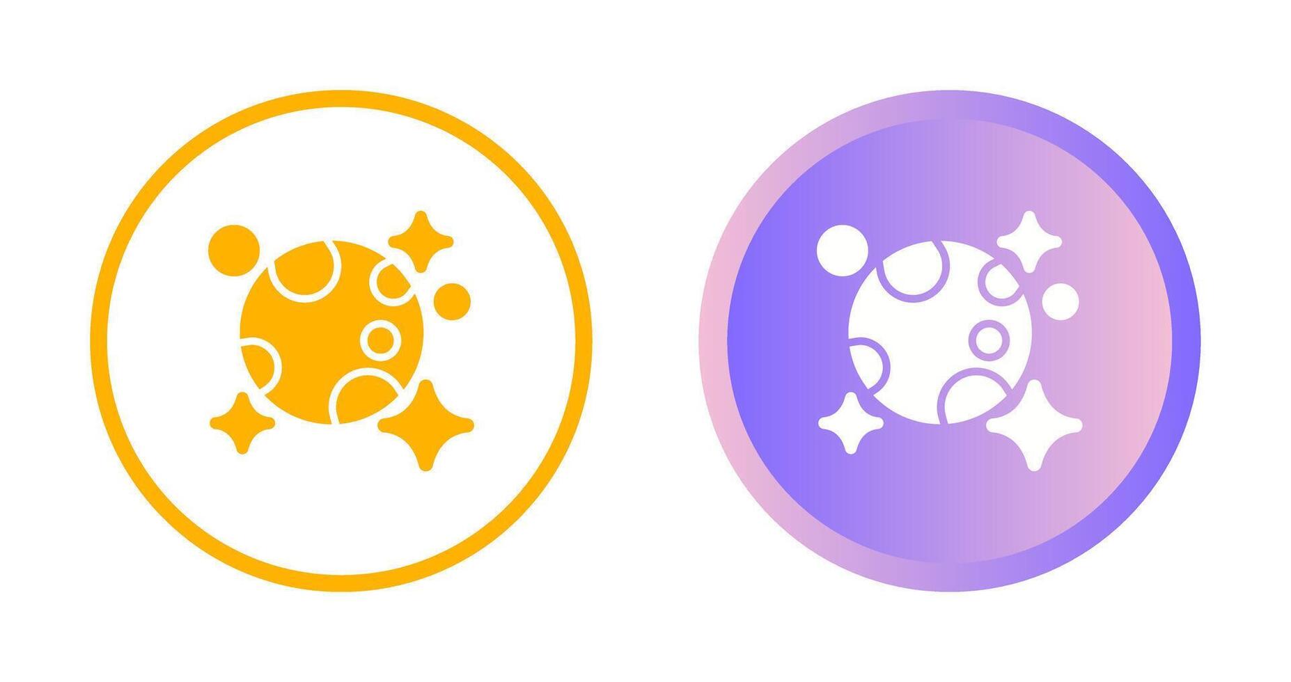 Moon And Stars Vector Icon