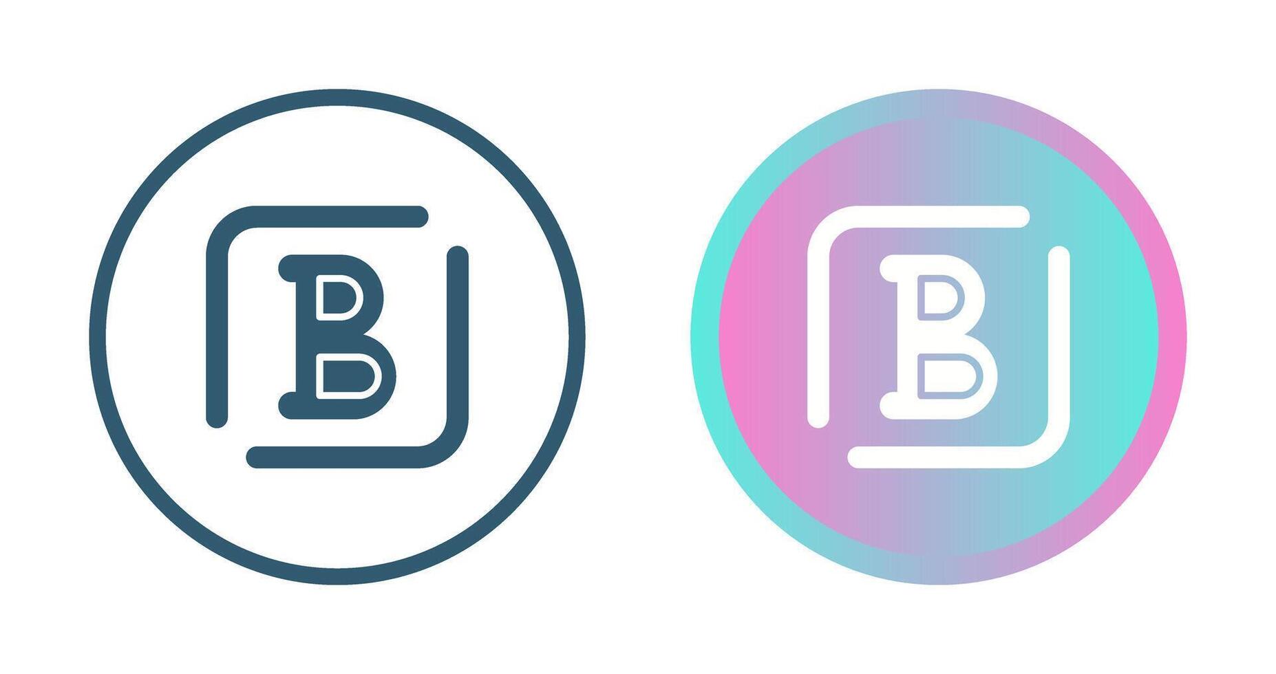 Bold Vector Icon