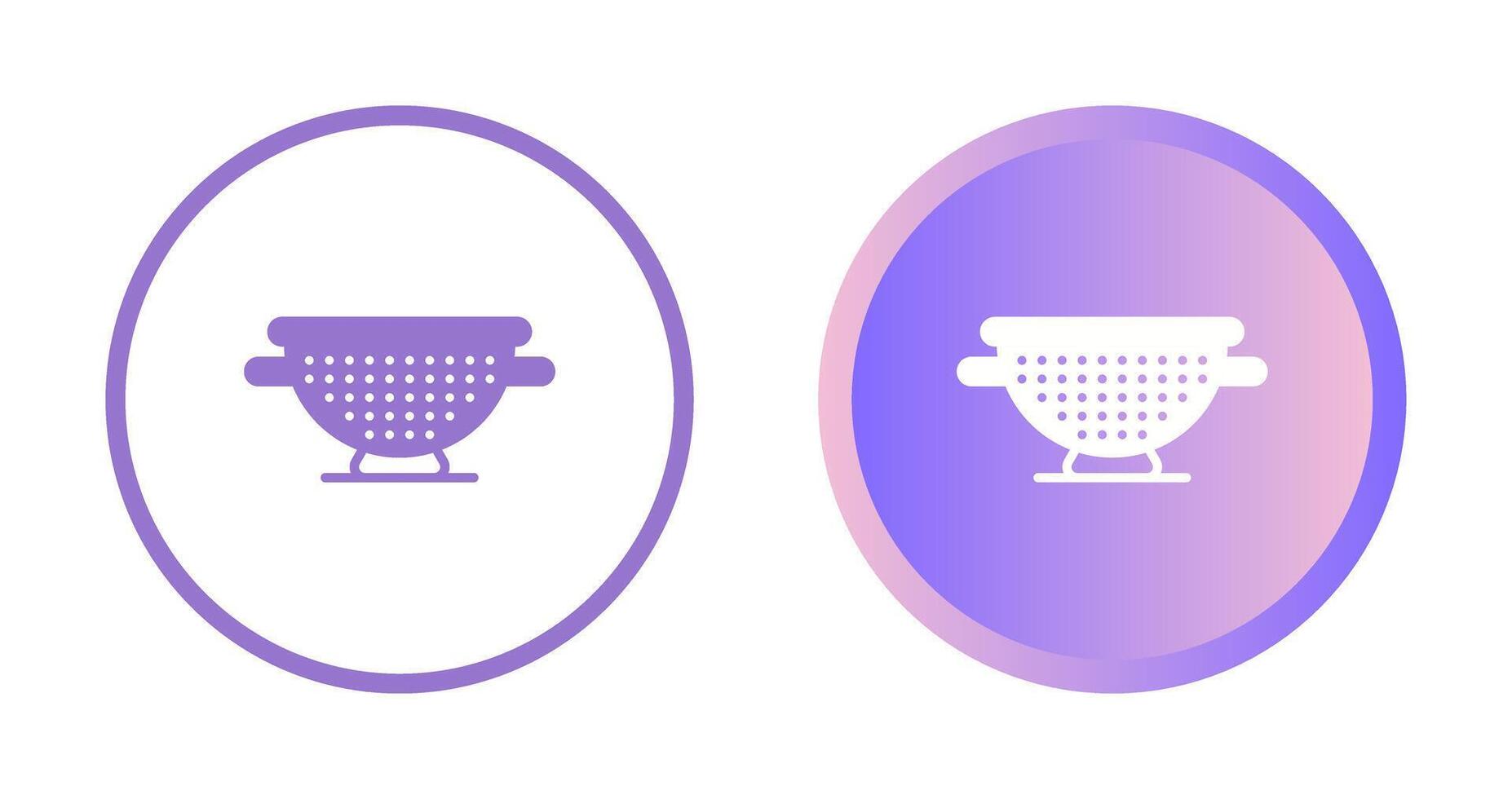 Colander Vector Icon