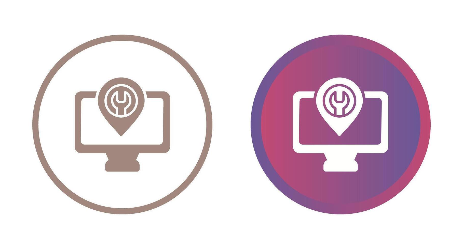 Computer Vector Icon