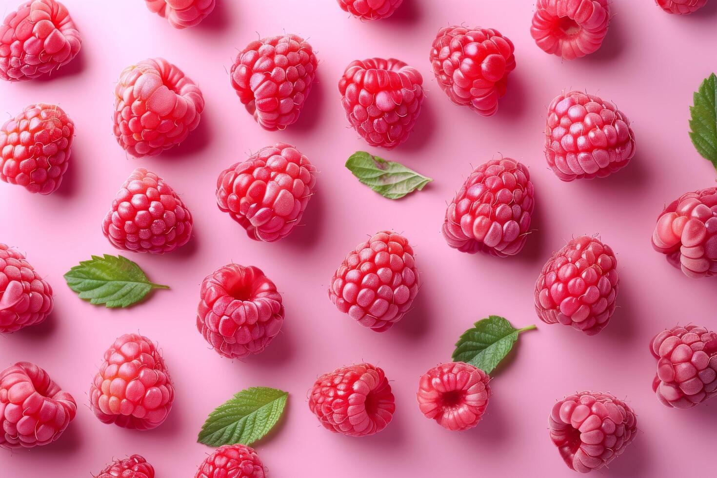 AI generated ipe vivid raspberry background photo