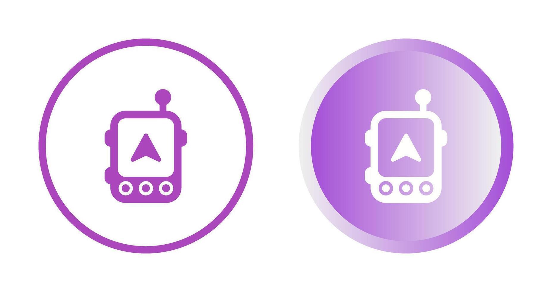 GPS Navigation Device Vector Icon
