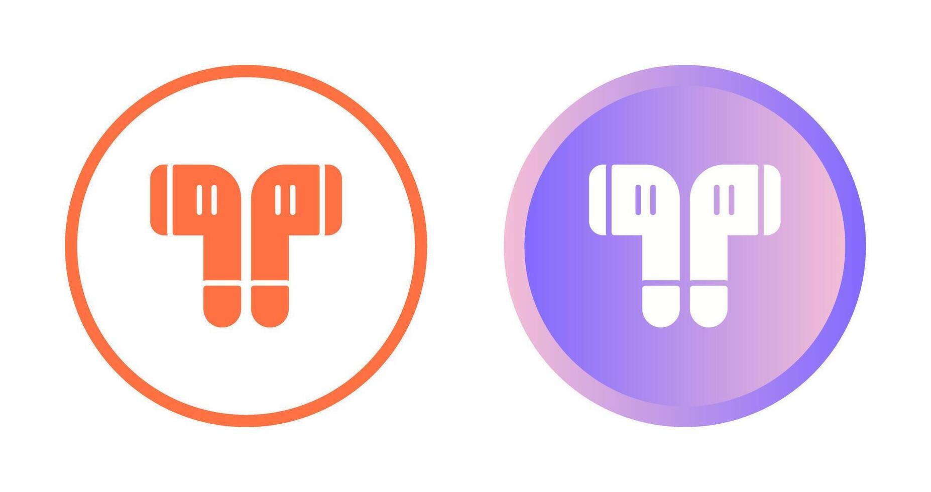 Wireless Earphones Vector Icon