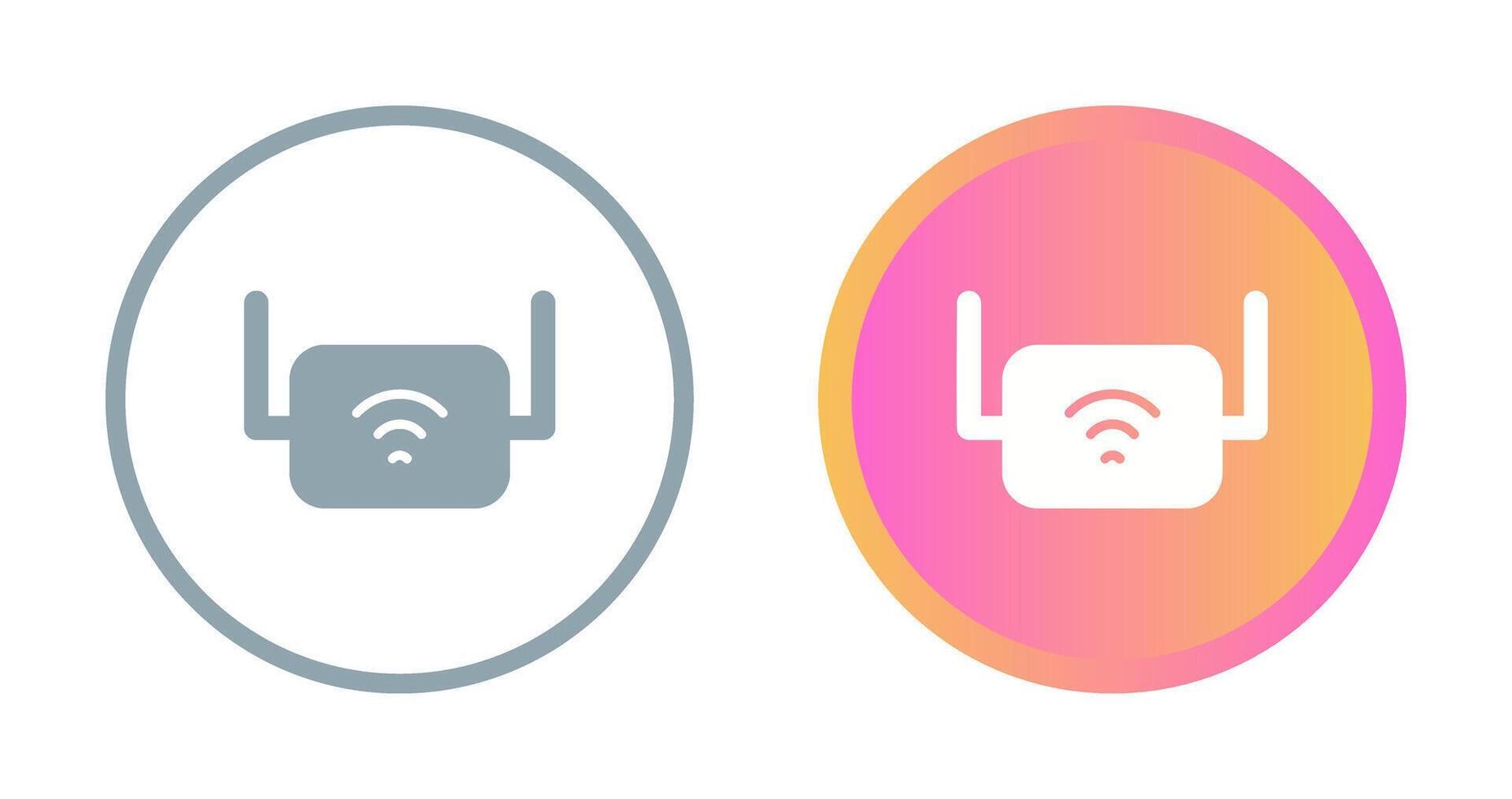 Wi-Fi Range Extender Vector Icon
