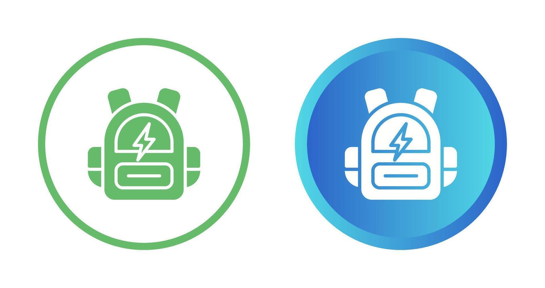 Smart Backpack Vector Icon