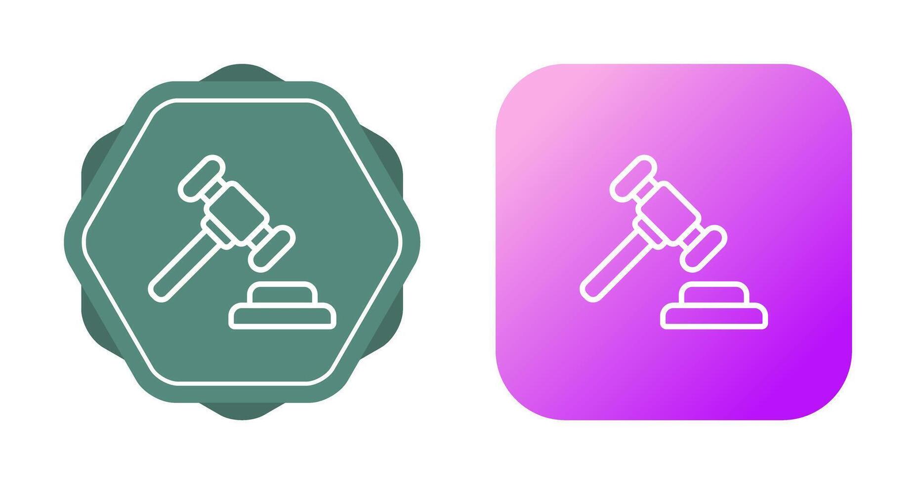 Gavel Vector Icon