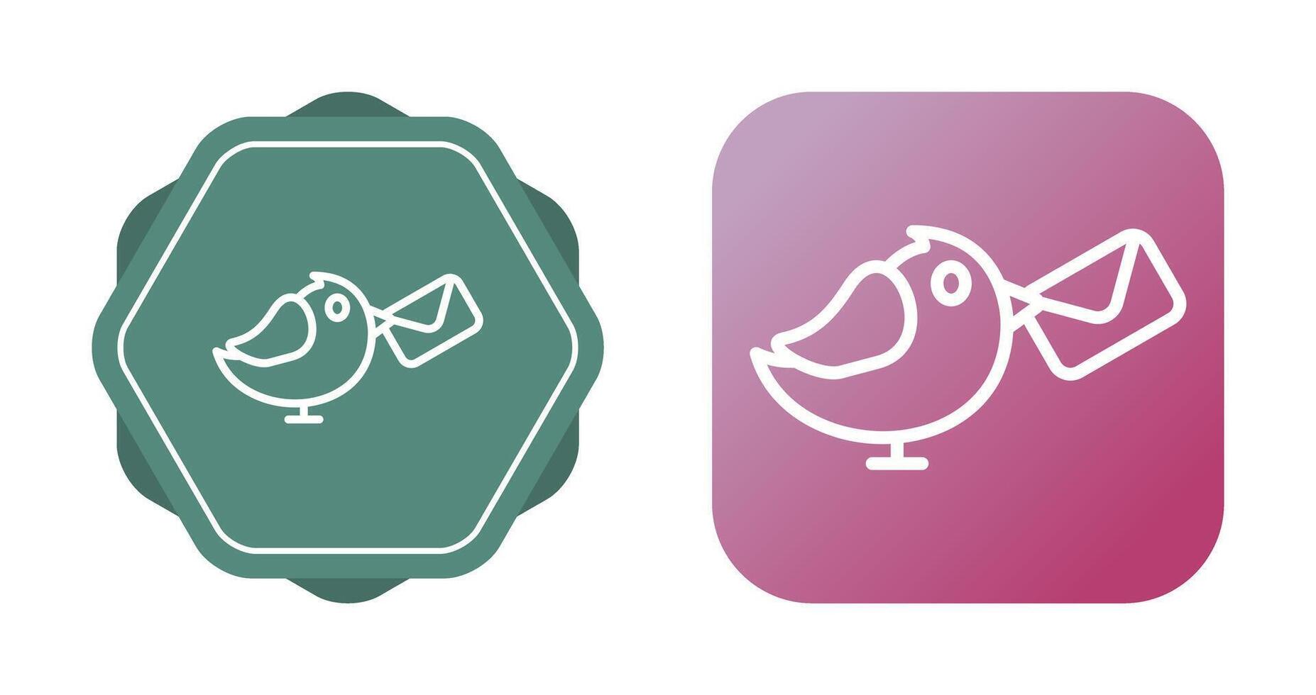 Carrier Pigeon Vector Icon