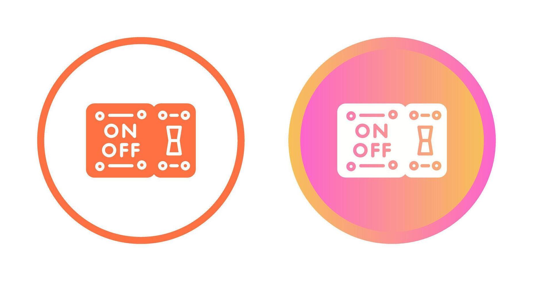 Light Switch Vector Icon