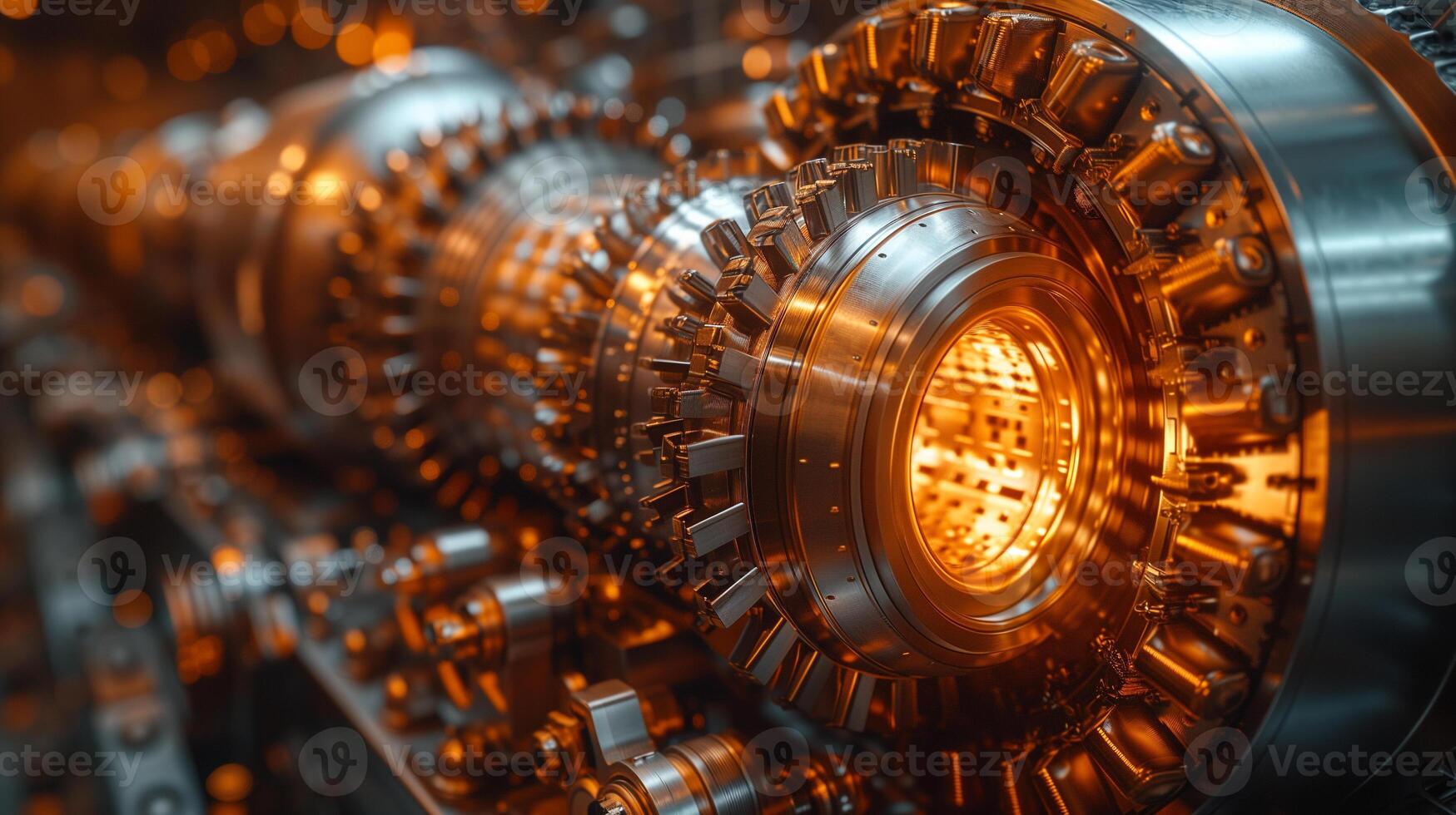 AI generated Precision Engineering.  The Heart of Modern Machinery photo