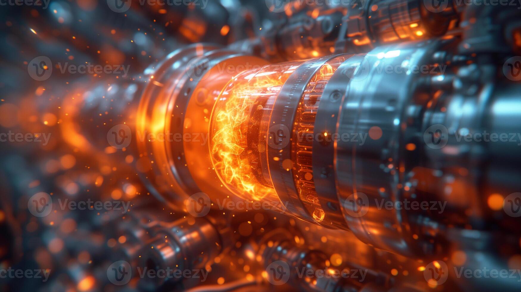 AI generated Precision Engineering.  The Heart of Modern Machinery photo