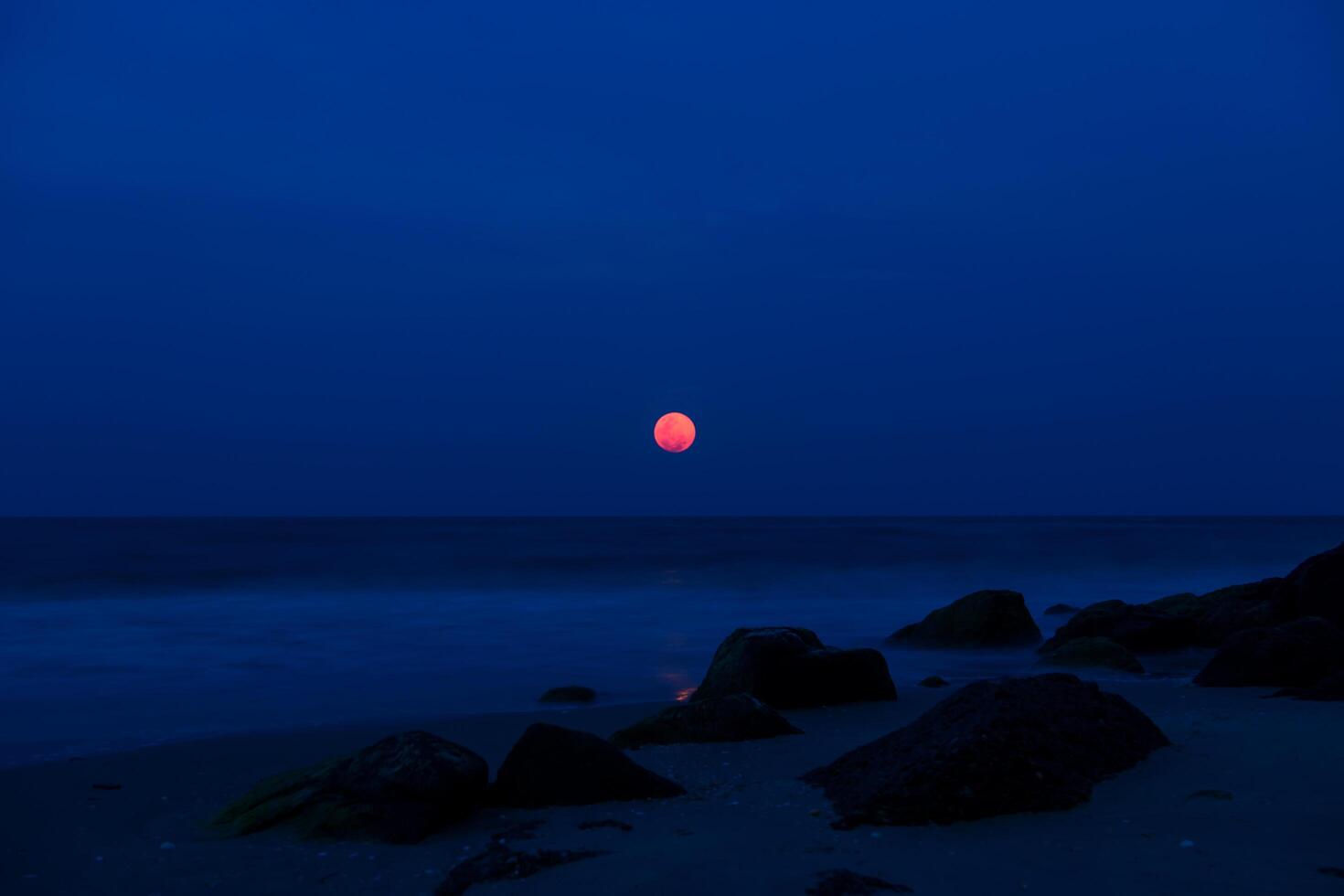 azul sangre lunar foto