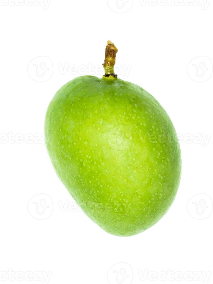 Close up green mango. photo