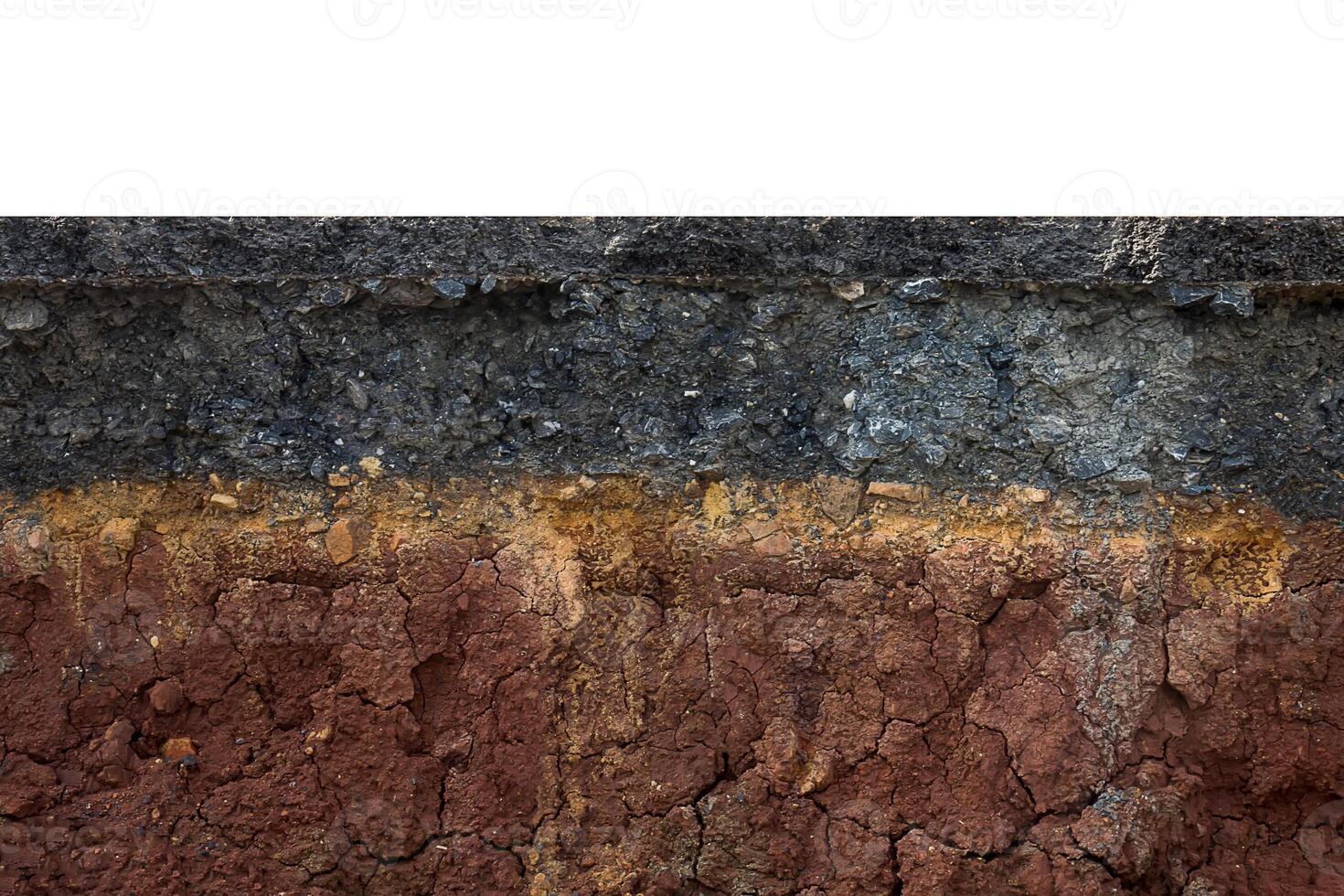 The layers of road. photo