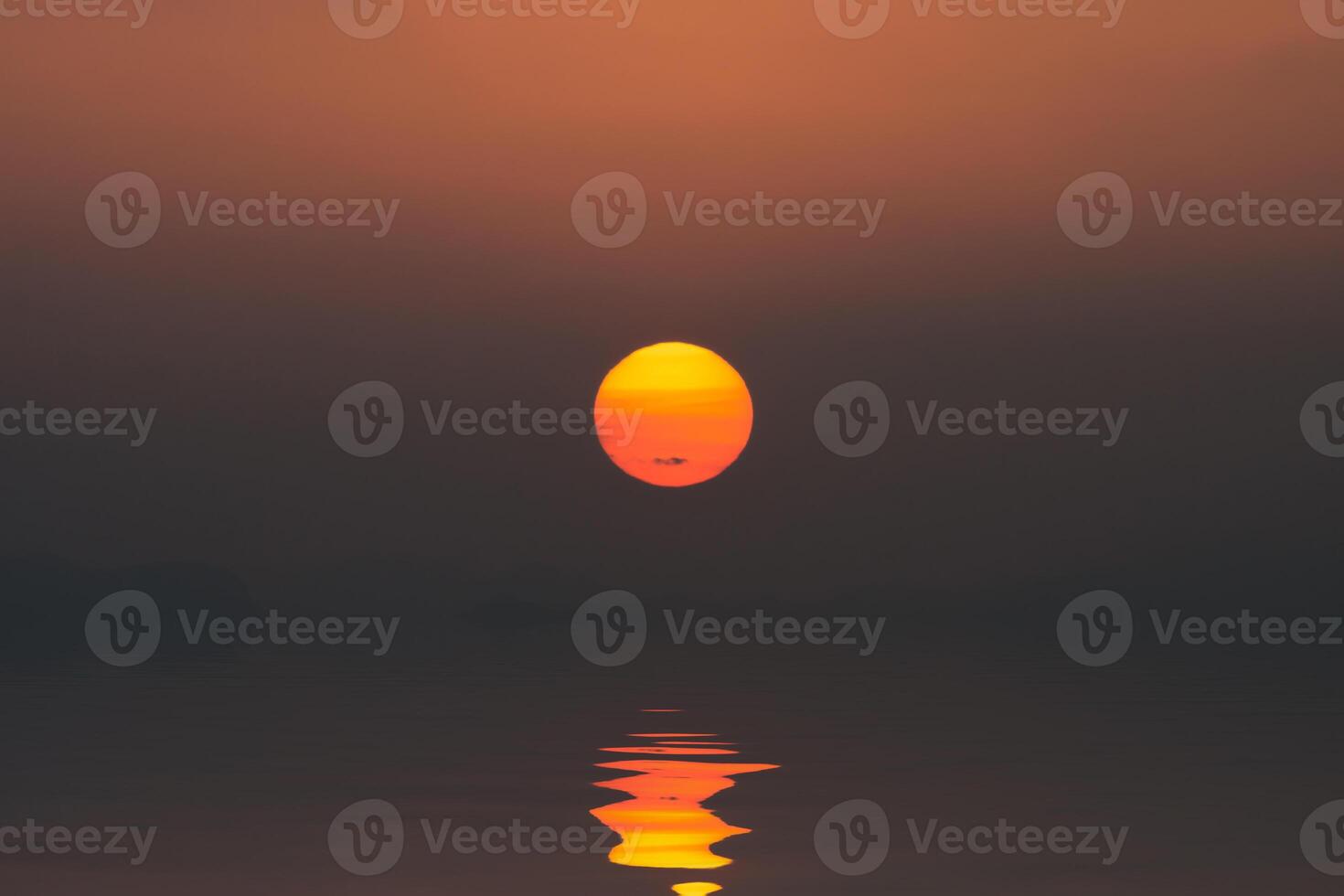 Sunset are reflection on the lake photo