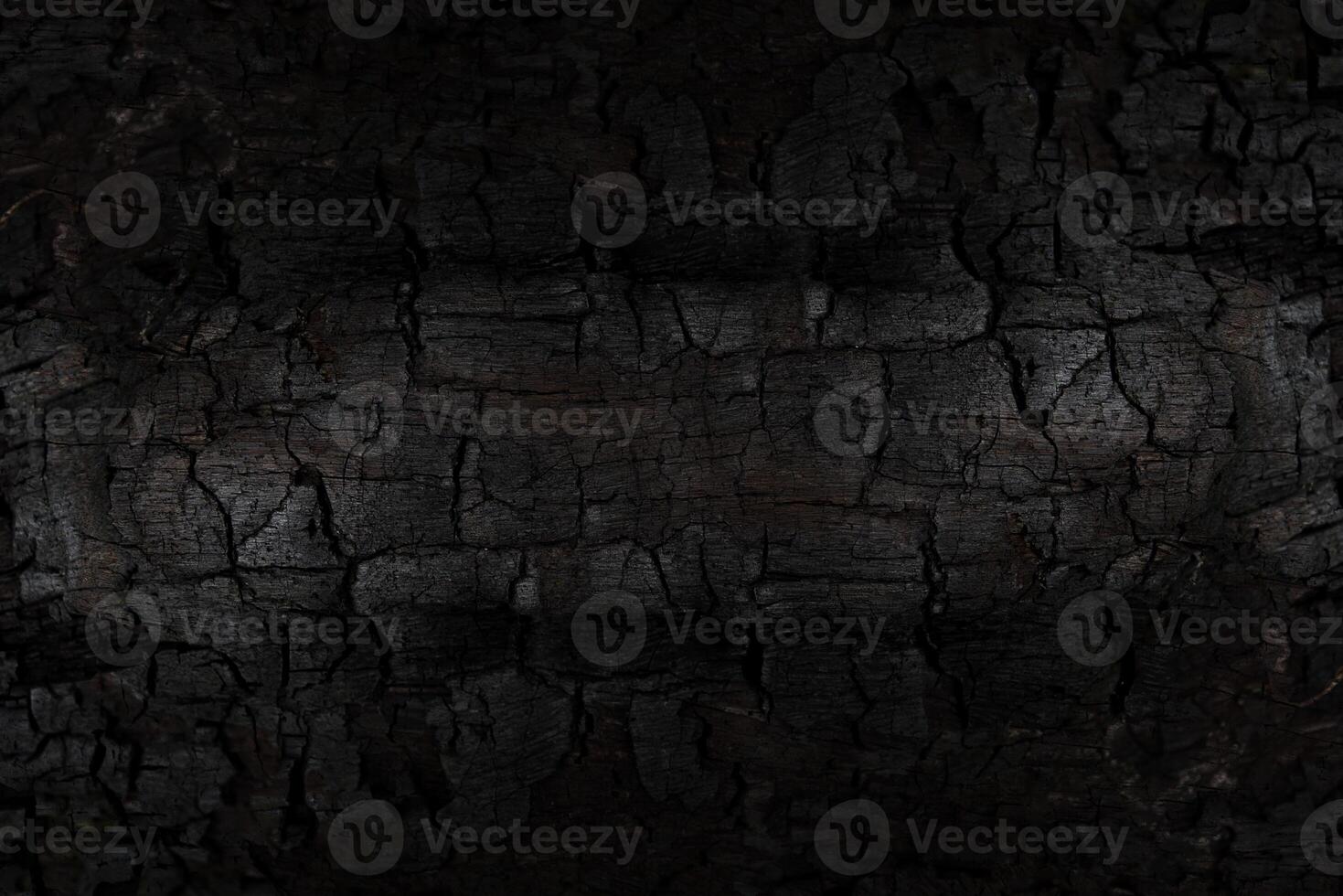 Details on the surface of charcoal. photo