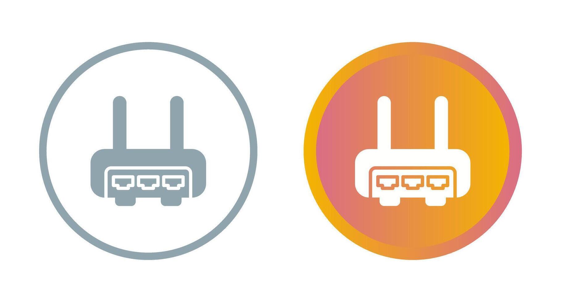 Router Vector Icon