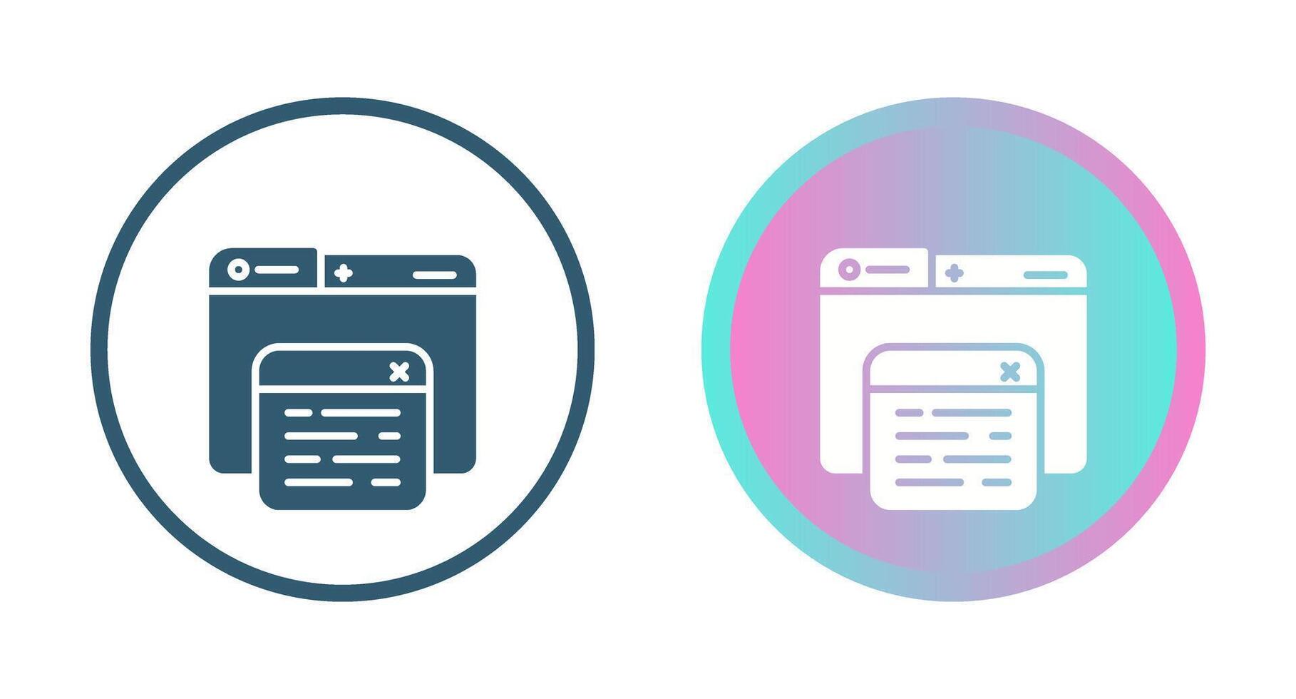 Pop Up Vector Icon