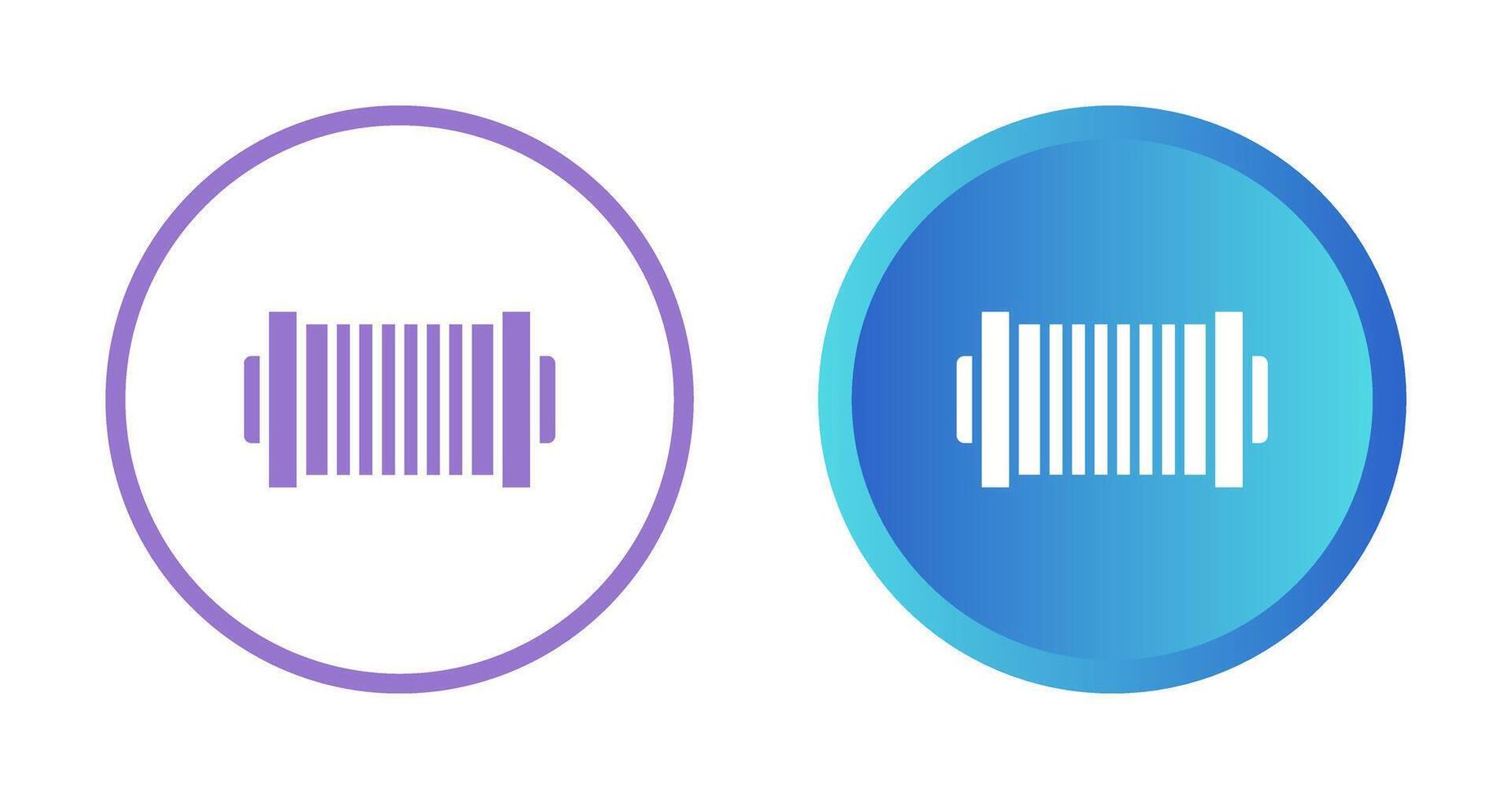 Cable Spool Roller Vector Icon