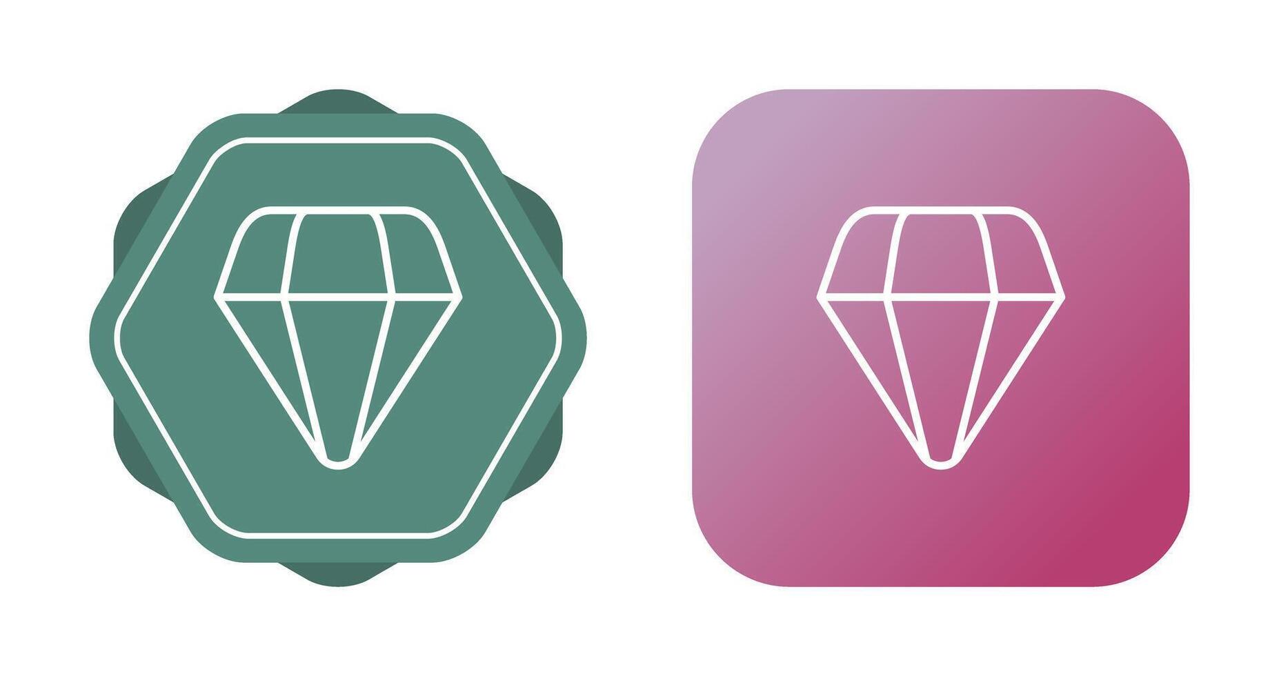 icono de vector de diamante