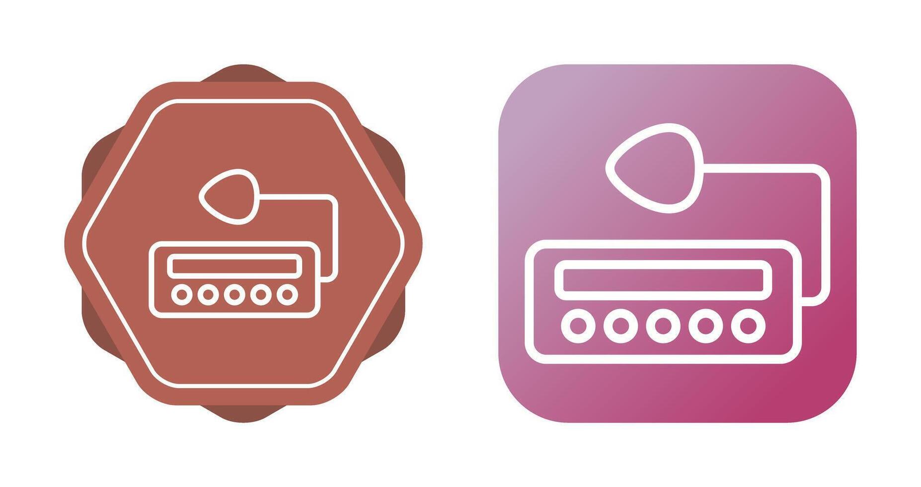 Taxi Radio Vector Icon