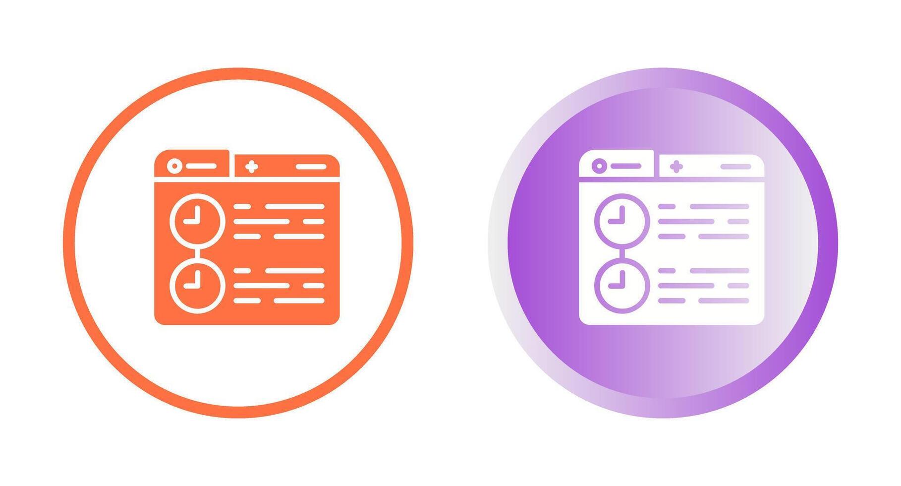 Timeline Vector Icon