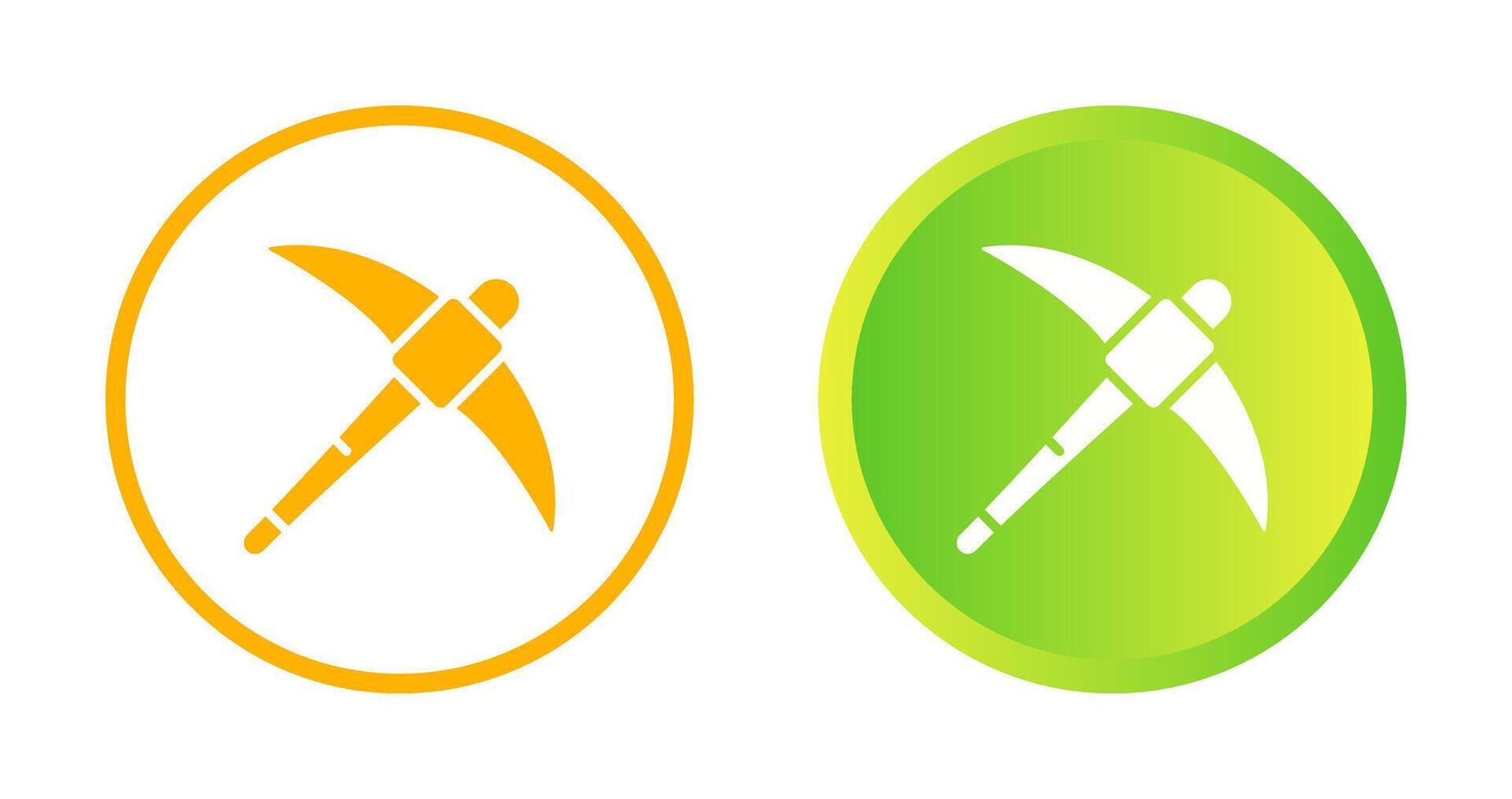 Pickaxe Vector Icon