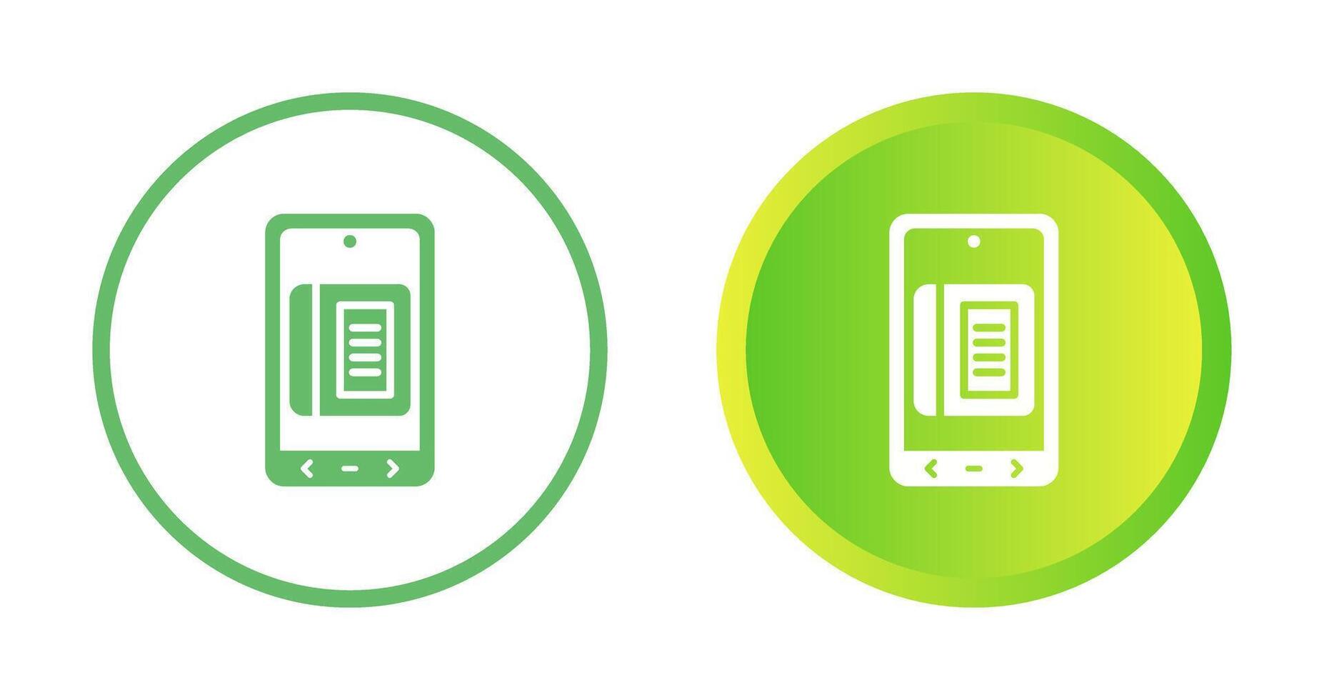 E Book Vector Icon