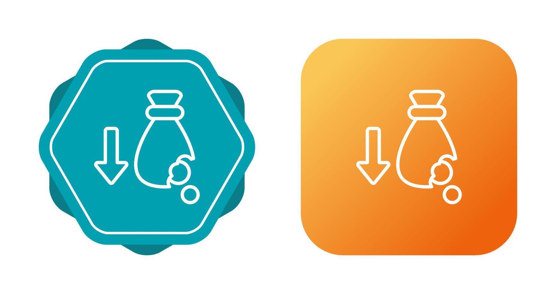 Financial Loss Vector Icon