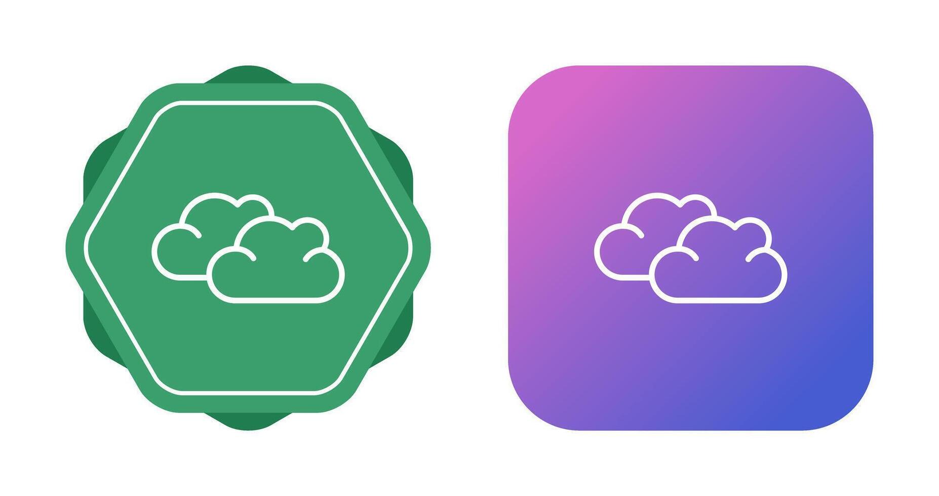 icono de vector de nube