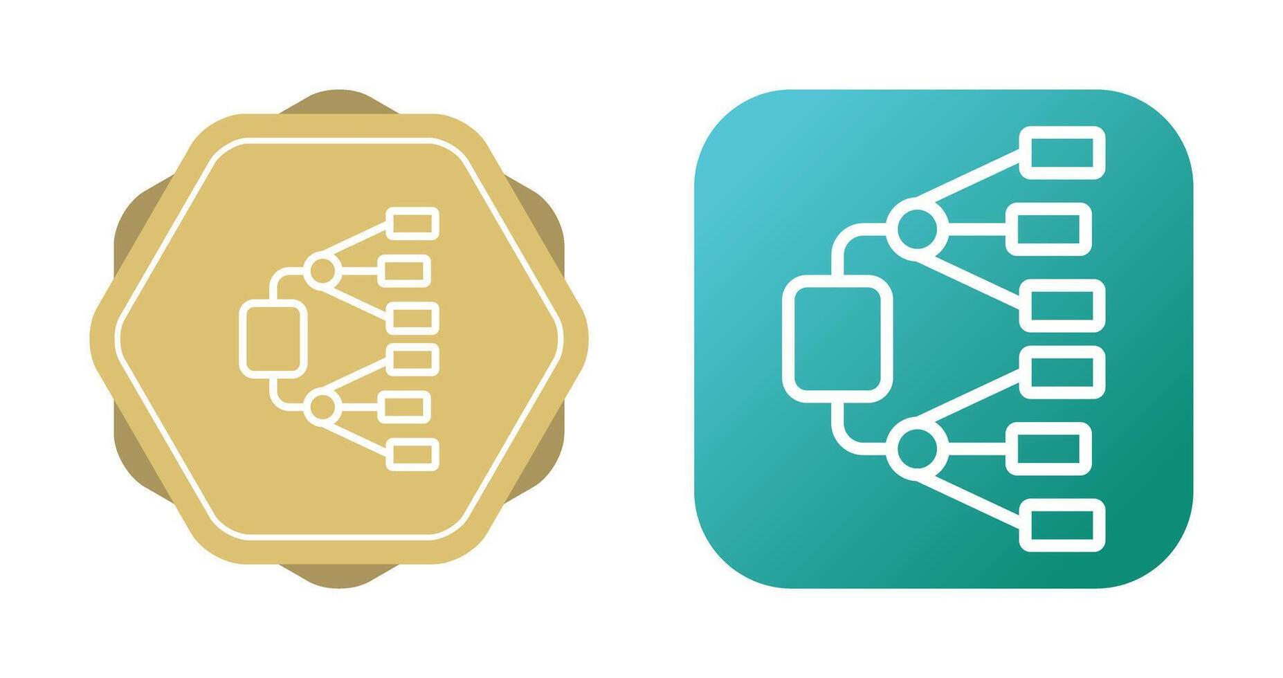Network Diagram Vector Icon