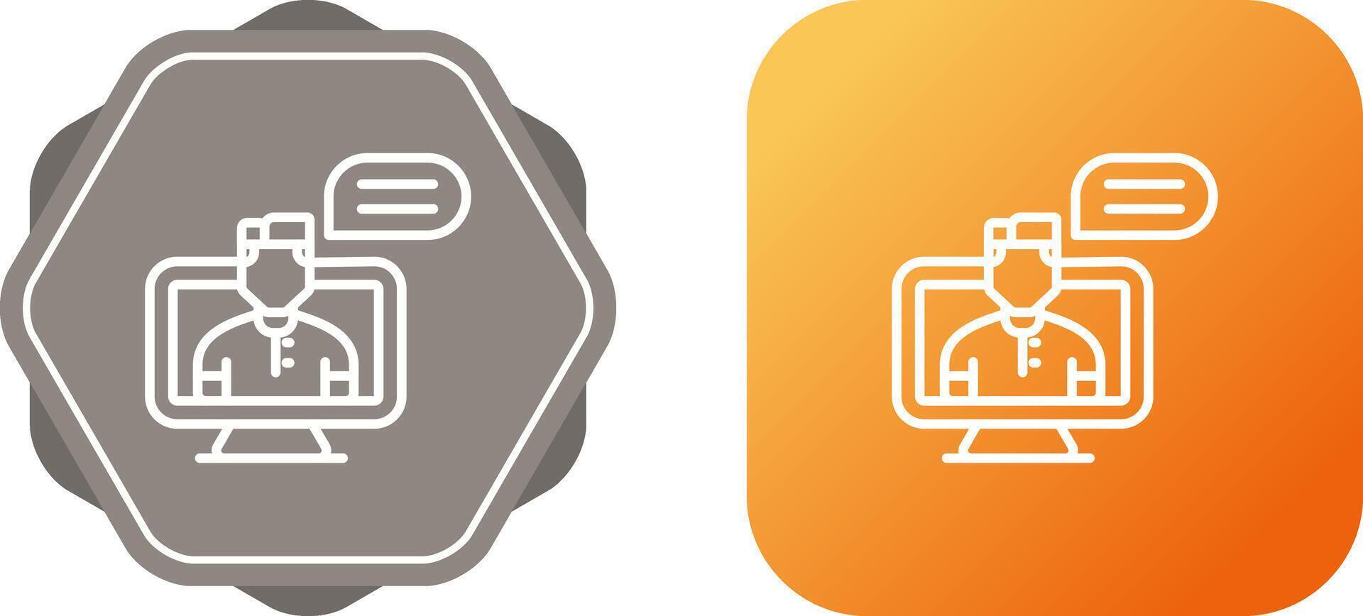 Online Learning Vector Icon