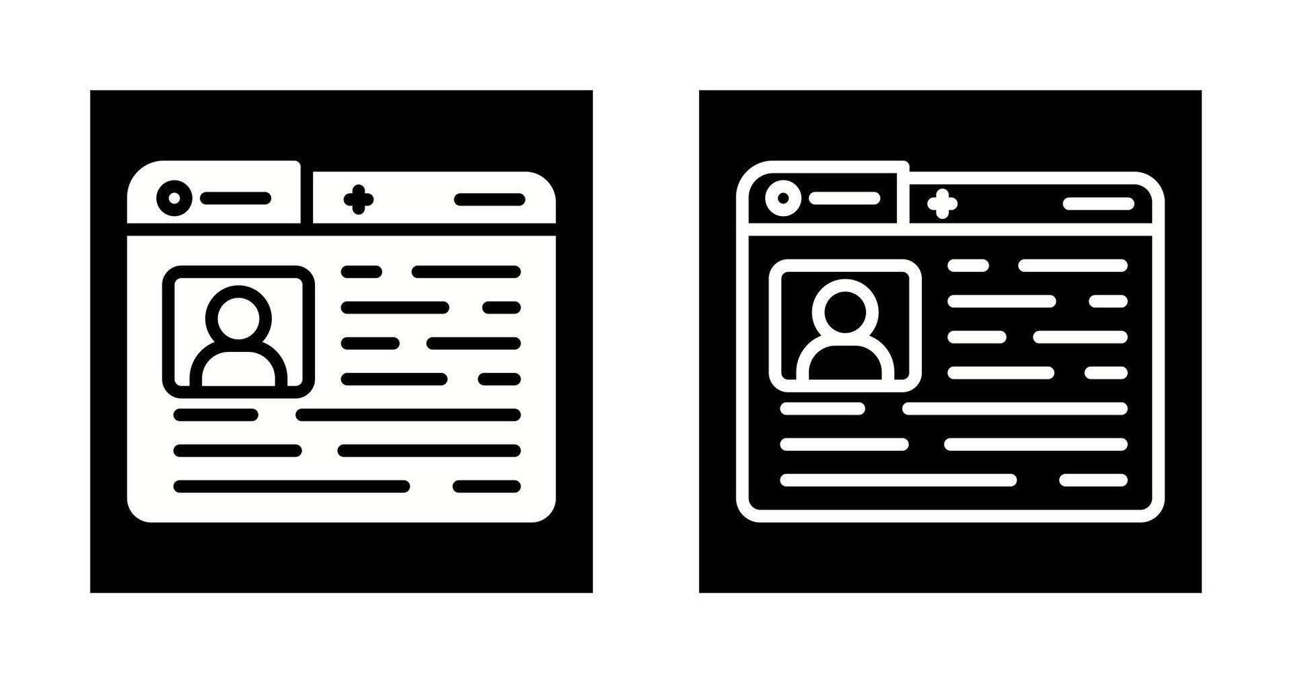 Profile Vector Icon