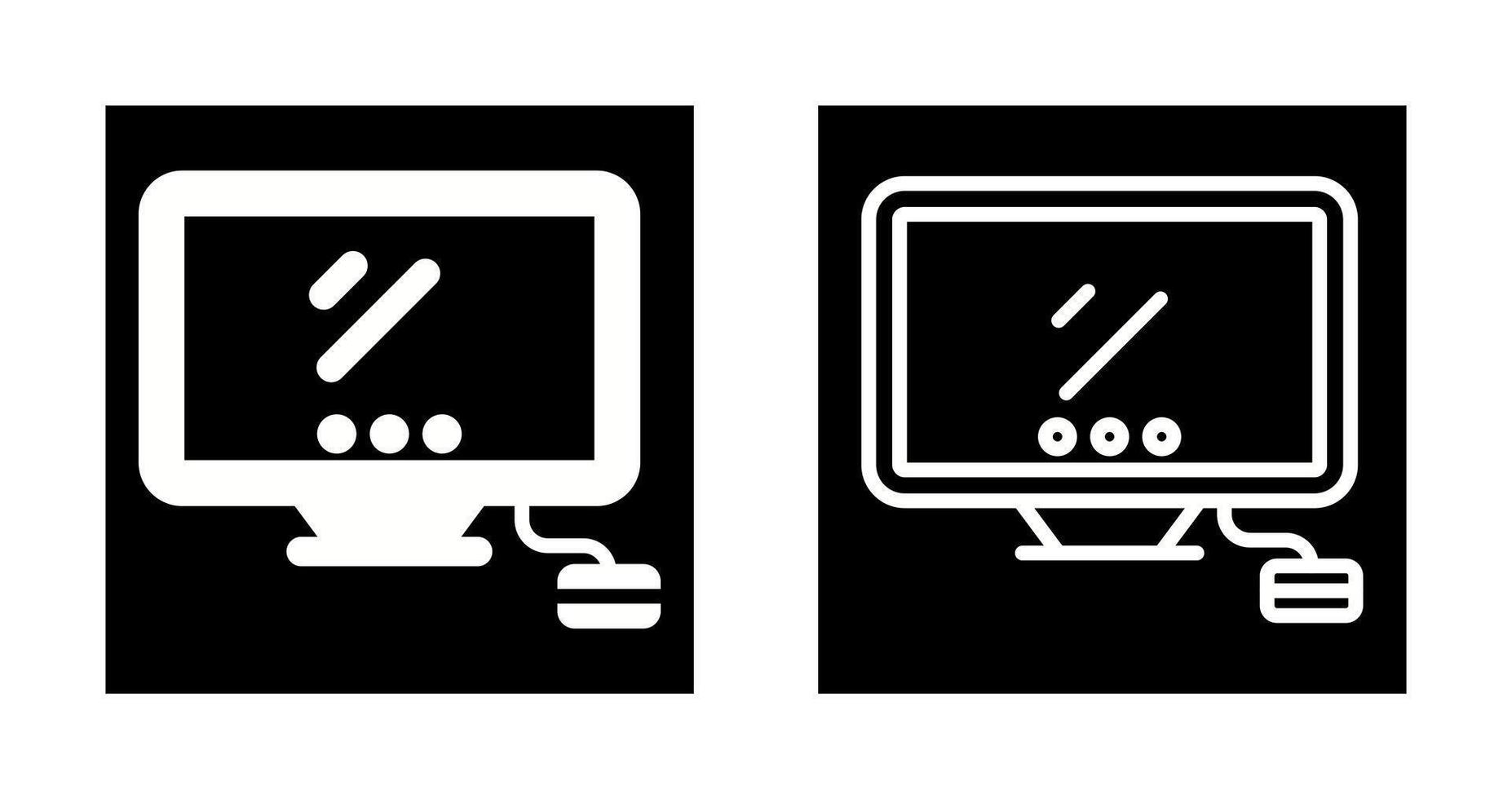 Desktop Vector Icon