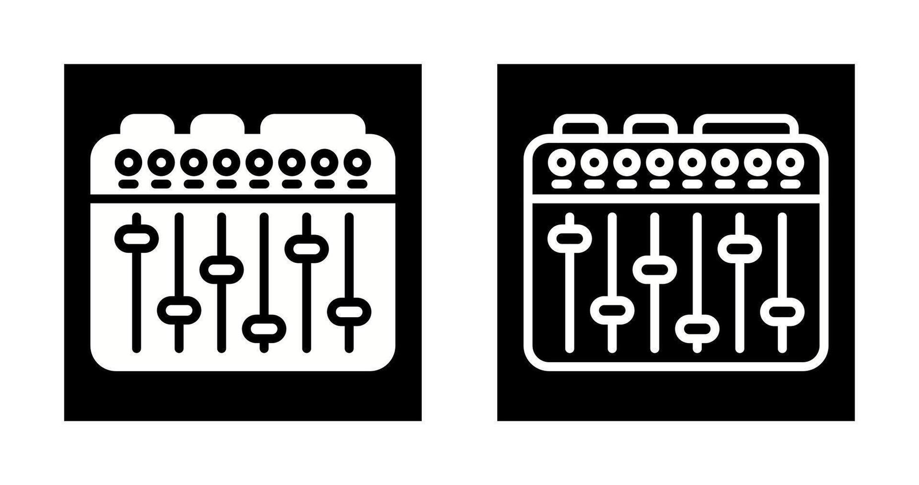 Sound Mixer Vector Icon