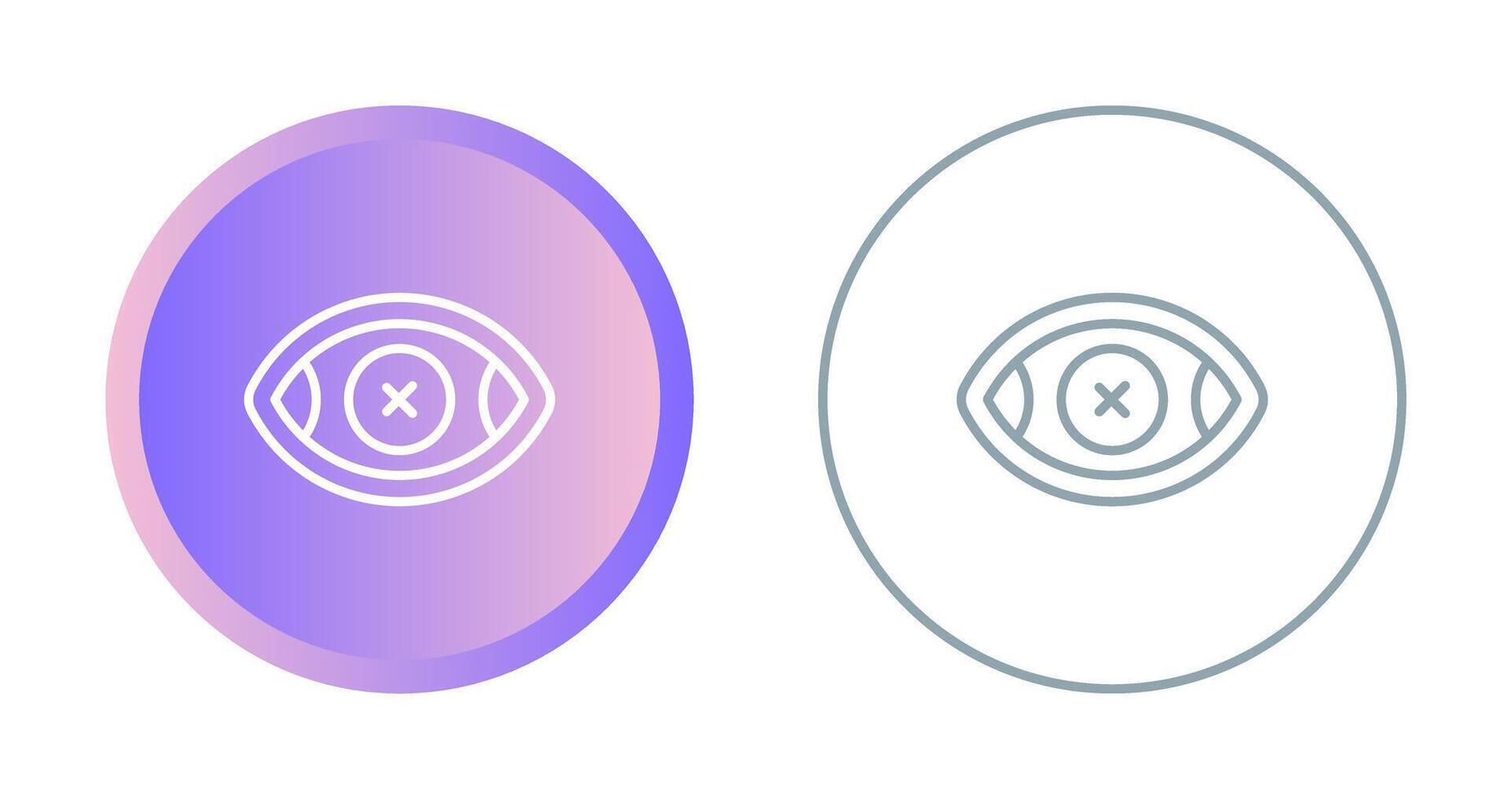 Eye Crossed Vector Icon