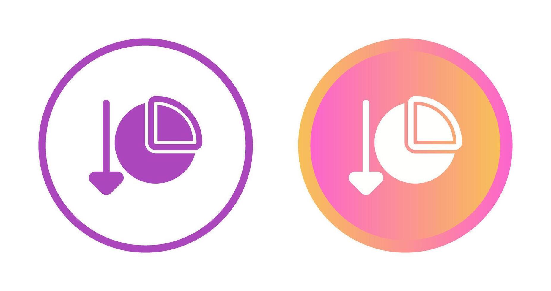 Chart Decreasing Vector Icon