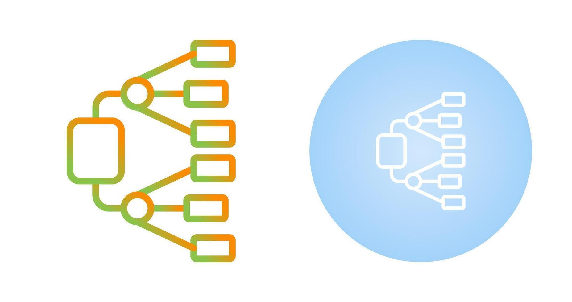Network Diagram Vector Icon
