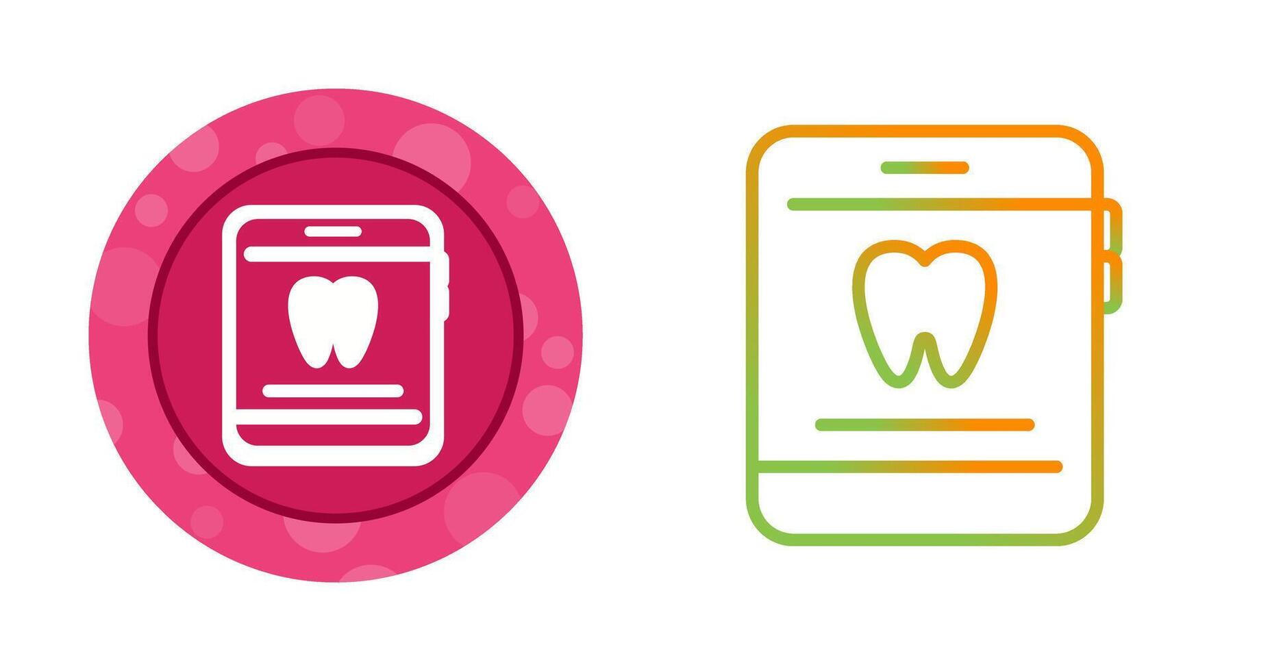 Dentist App Vector Icon