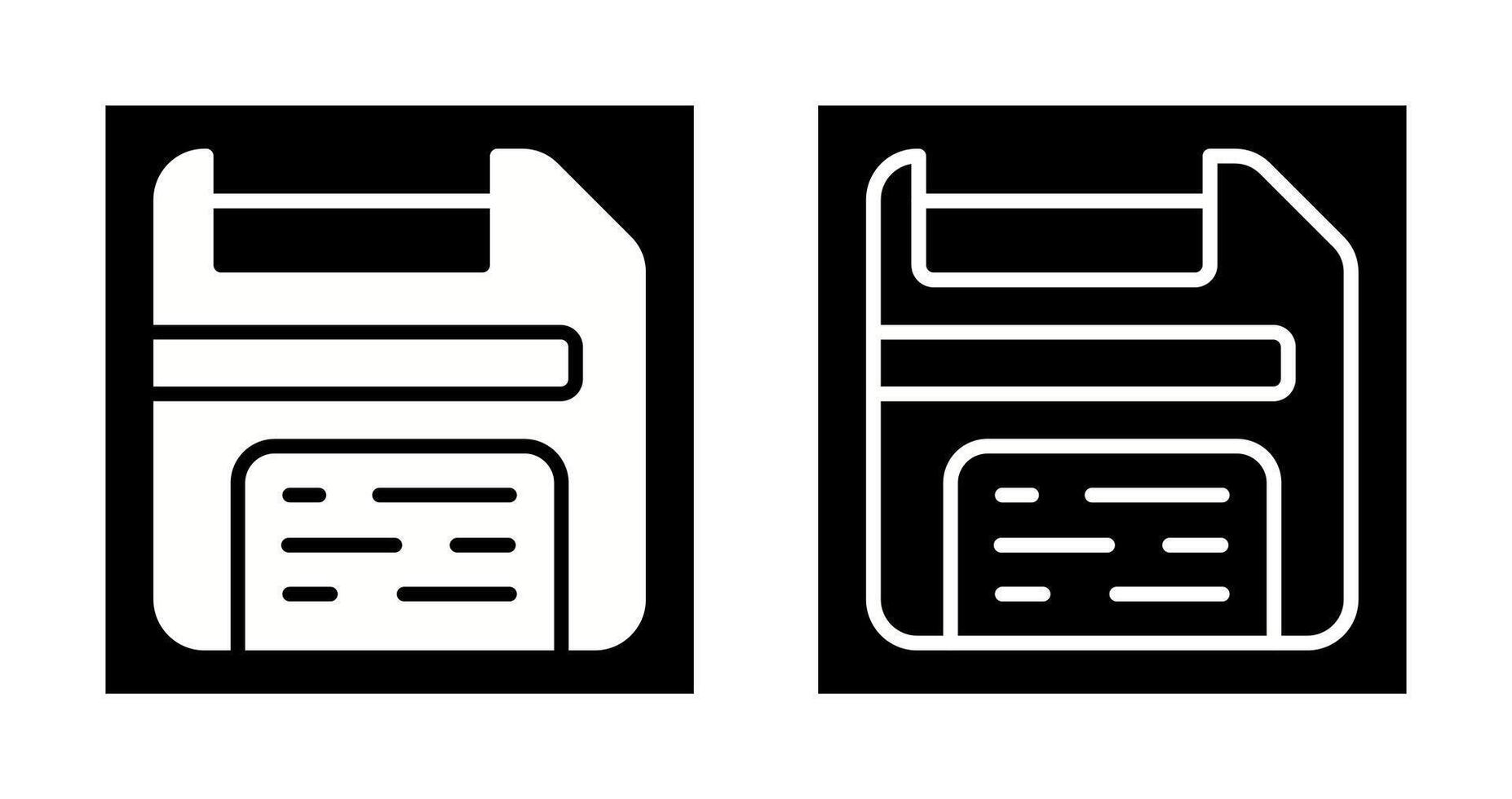 Floppy Disk Vector Icon