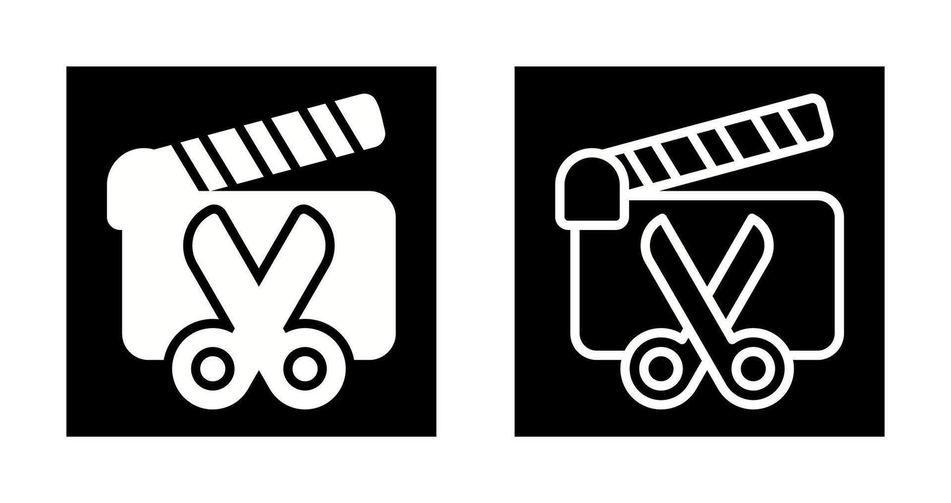 Film Editing Vector Icon