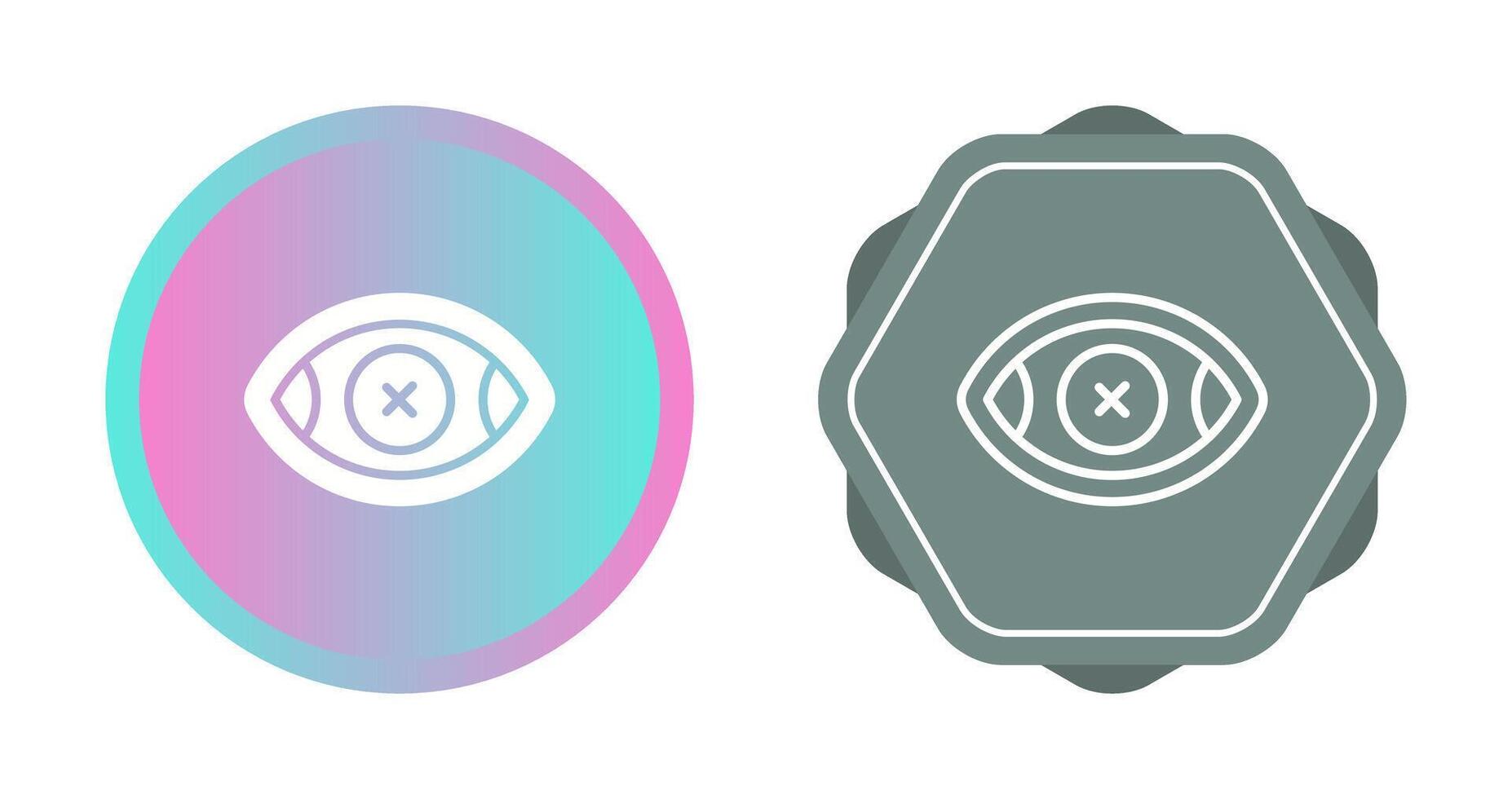 Eye Crossed Vector Icon